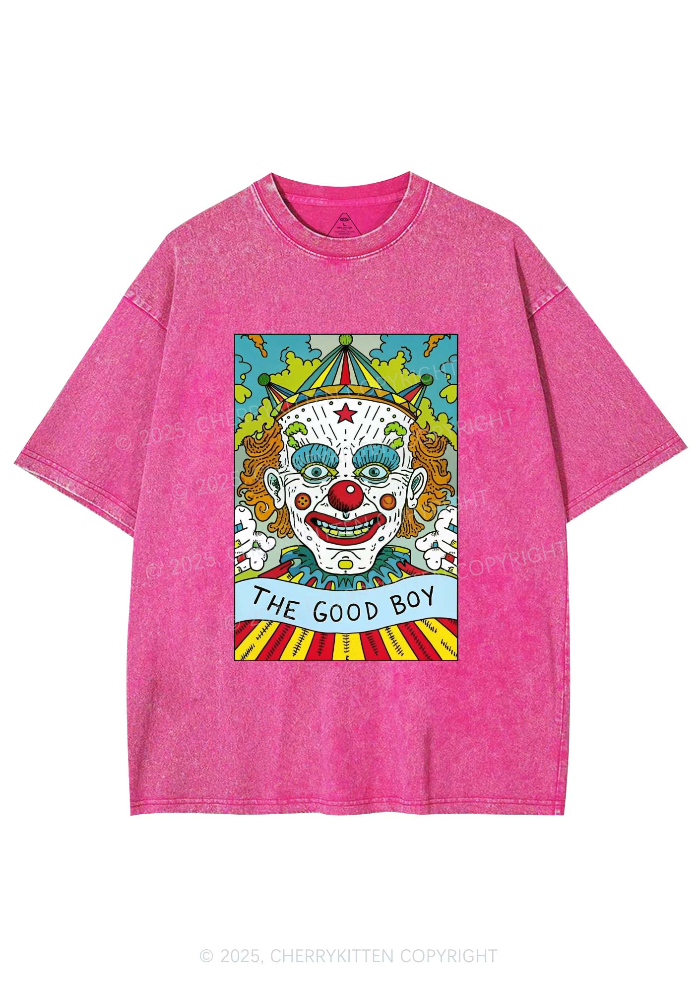 The Good Boy Y2K Washed Tee Cherrykitten