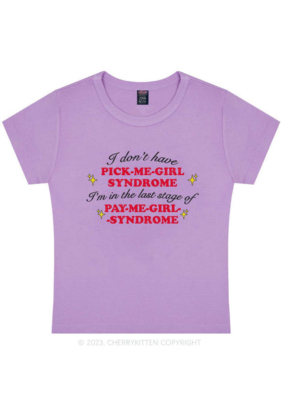 Pay Me Girl Syndrome Y2K Baby Tee Cherrykitten