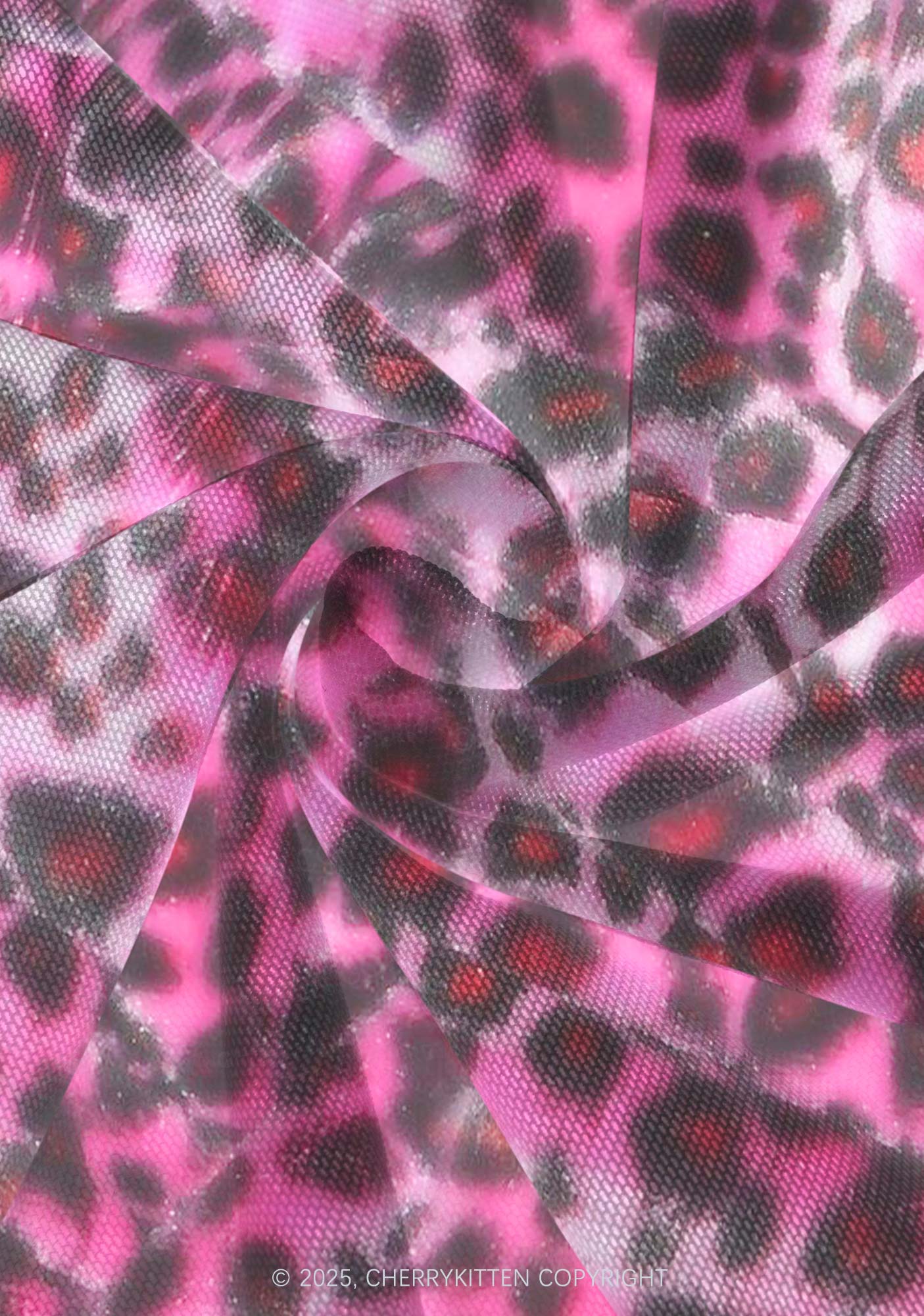 Glitter Pink Leopard Y2K Print Mini Layered Skirt Cherrykitten