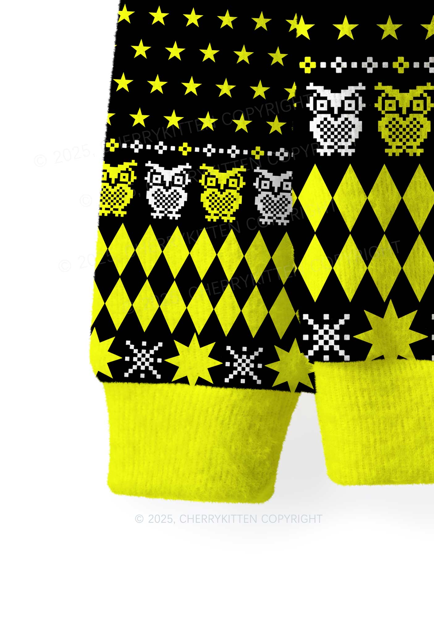 Stargirl Y2K Christmas Knit Sweatshirt Cherrykitten