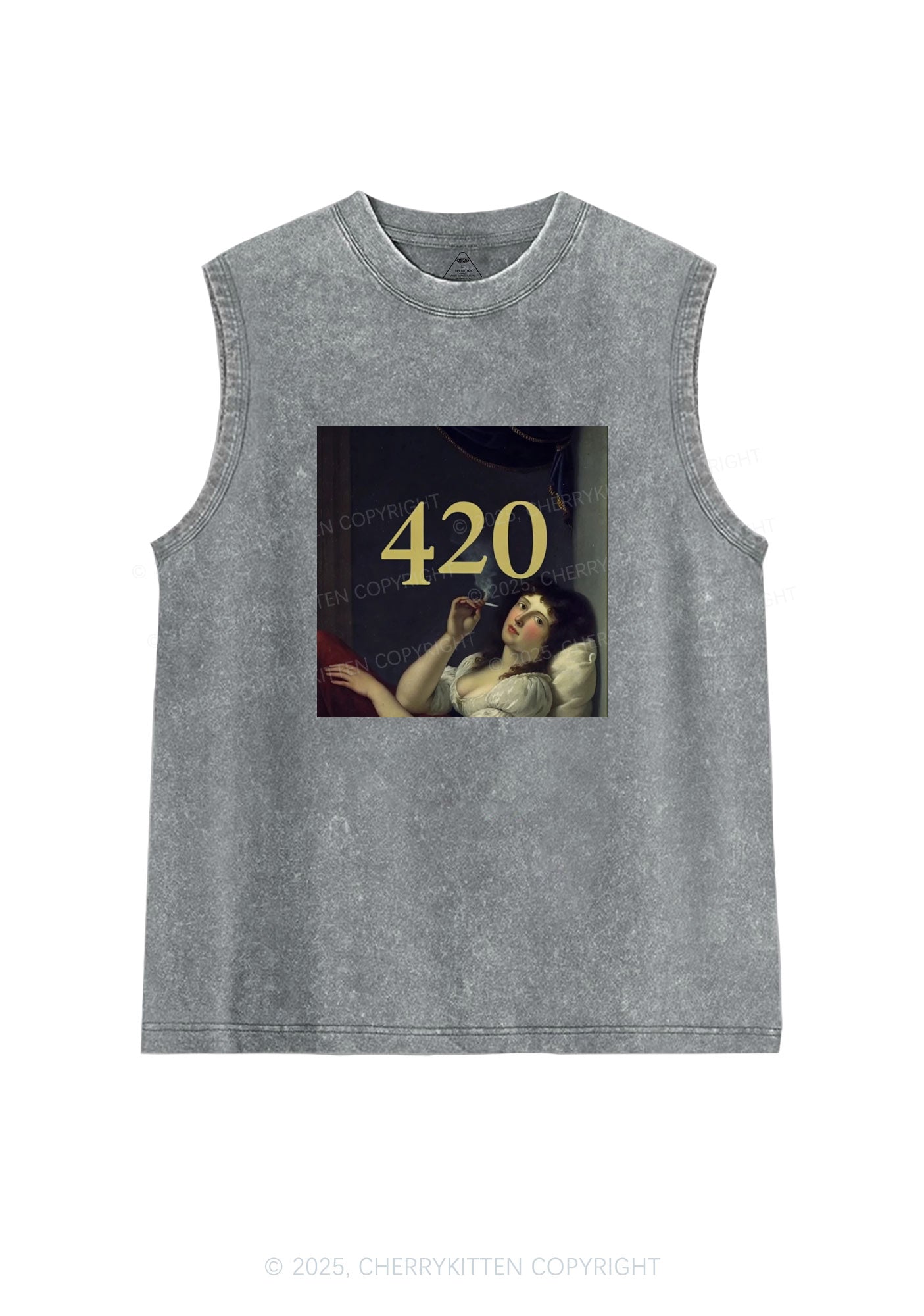 Four Twenty Y2K Washed Tank Cherrykitten