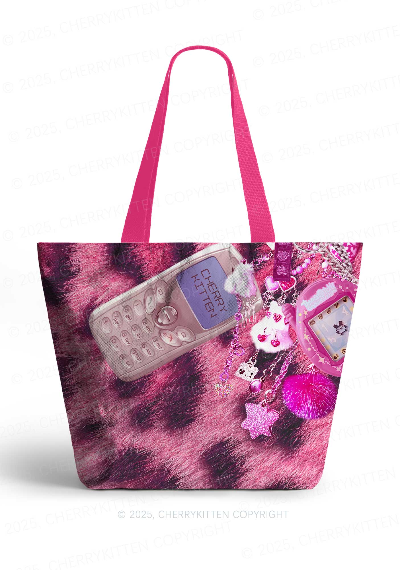 Pink Doll Y2K Tyvek Tote Bags Cherrykitten