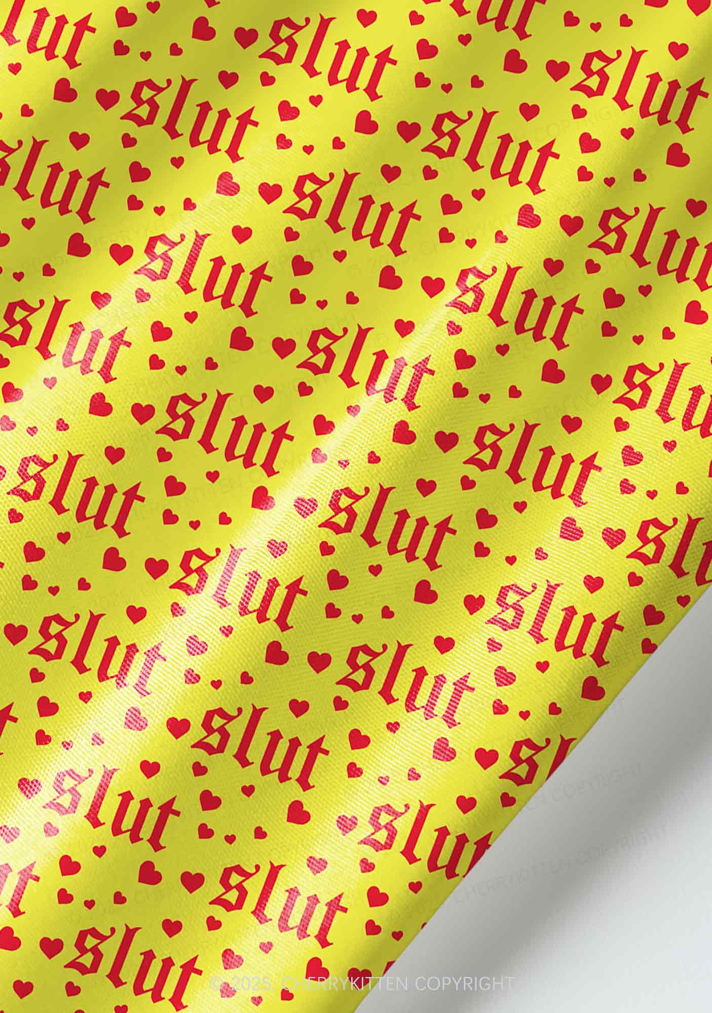 Yellow Slxt Y2K Pet Shirts Cherrykitten