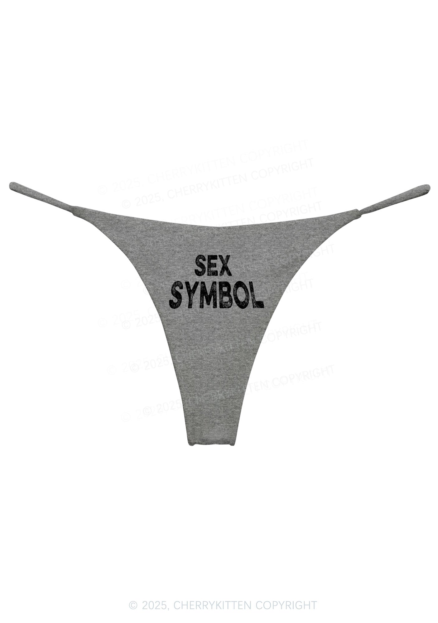 Black Sx Symbol Y2K Bikini String Thong Cherrykitten