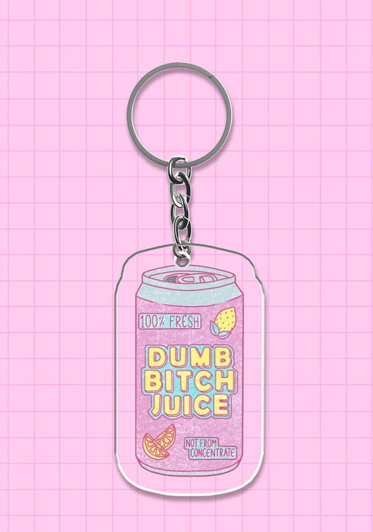 Dumb Bxxch Juice 1Pc Y2K Keychain Cherrykitten