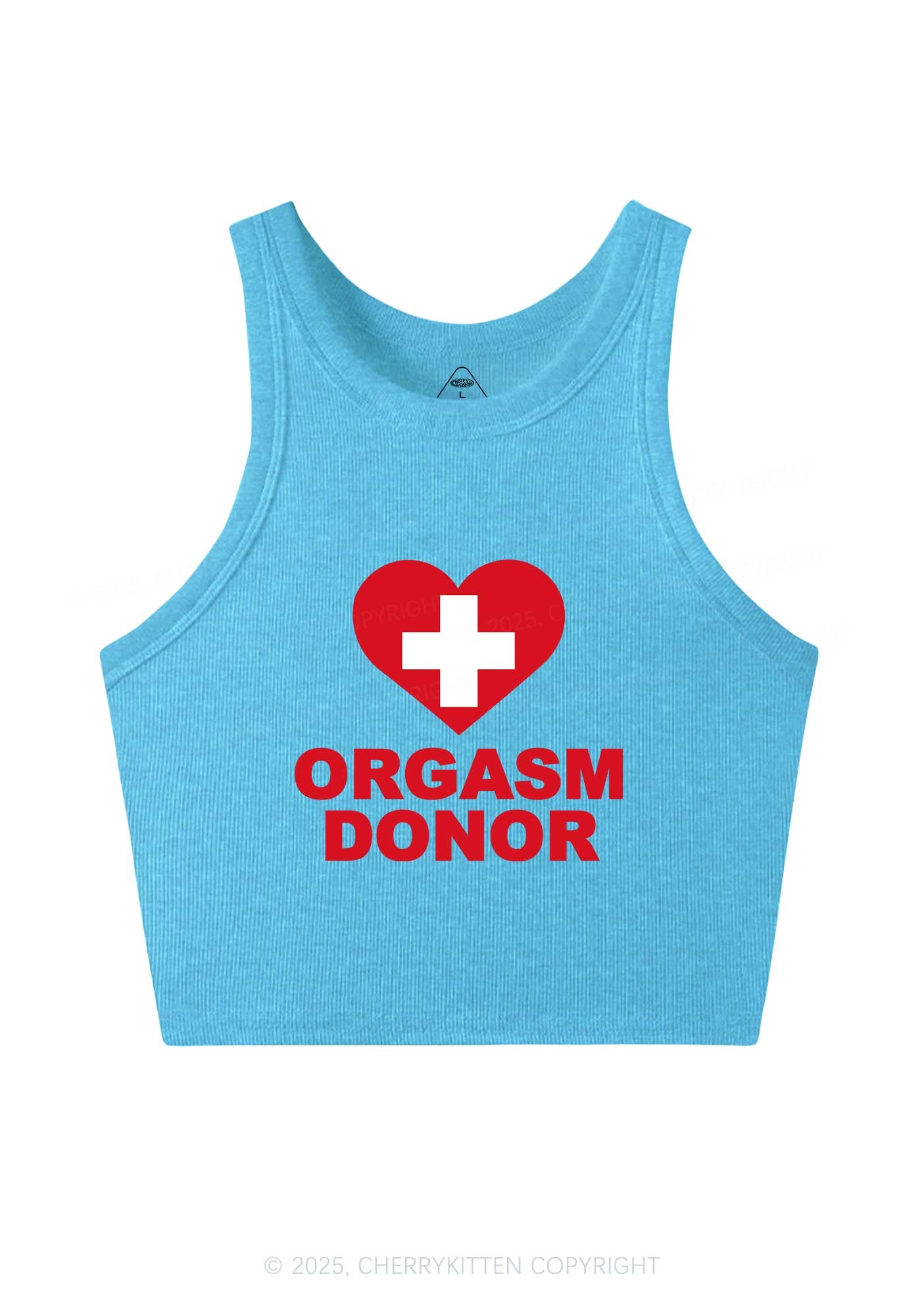 Orgxsm Donor Y2K Crop Tank Top Cherrykitten