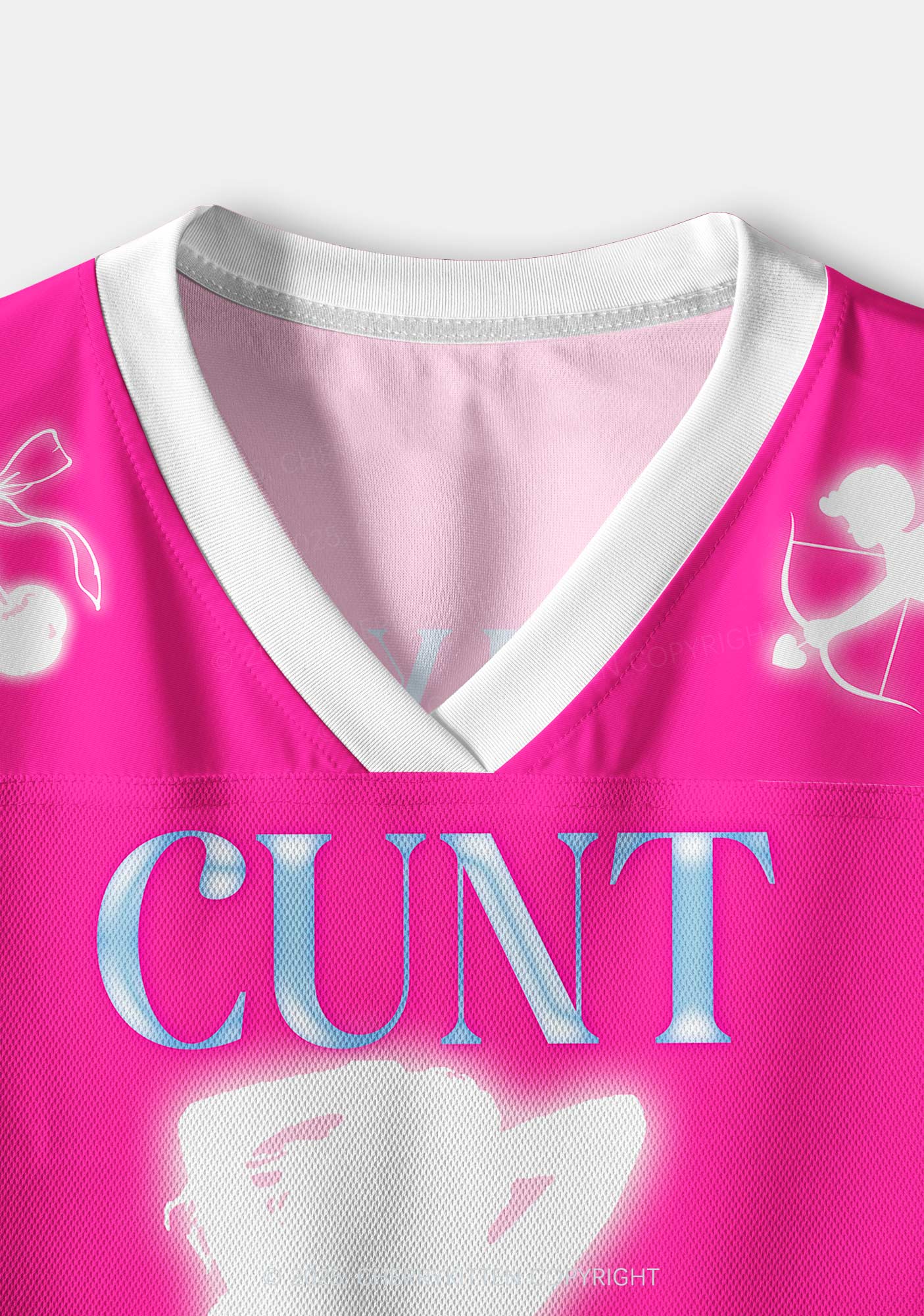 Custom Blue Cxxt Y2K Crop Sport Jersey Shirts Cherrykitten