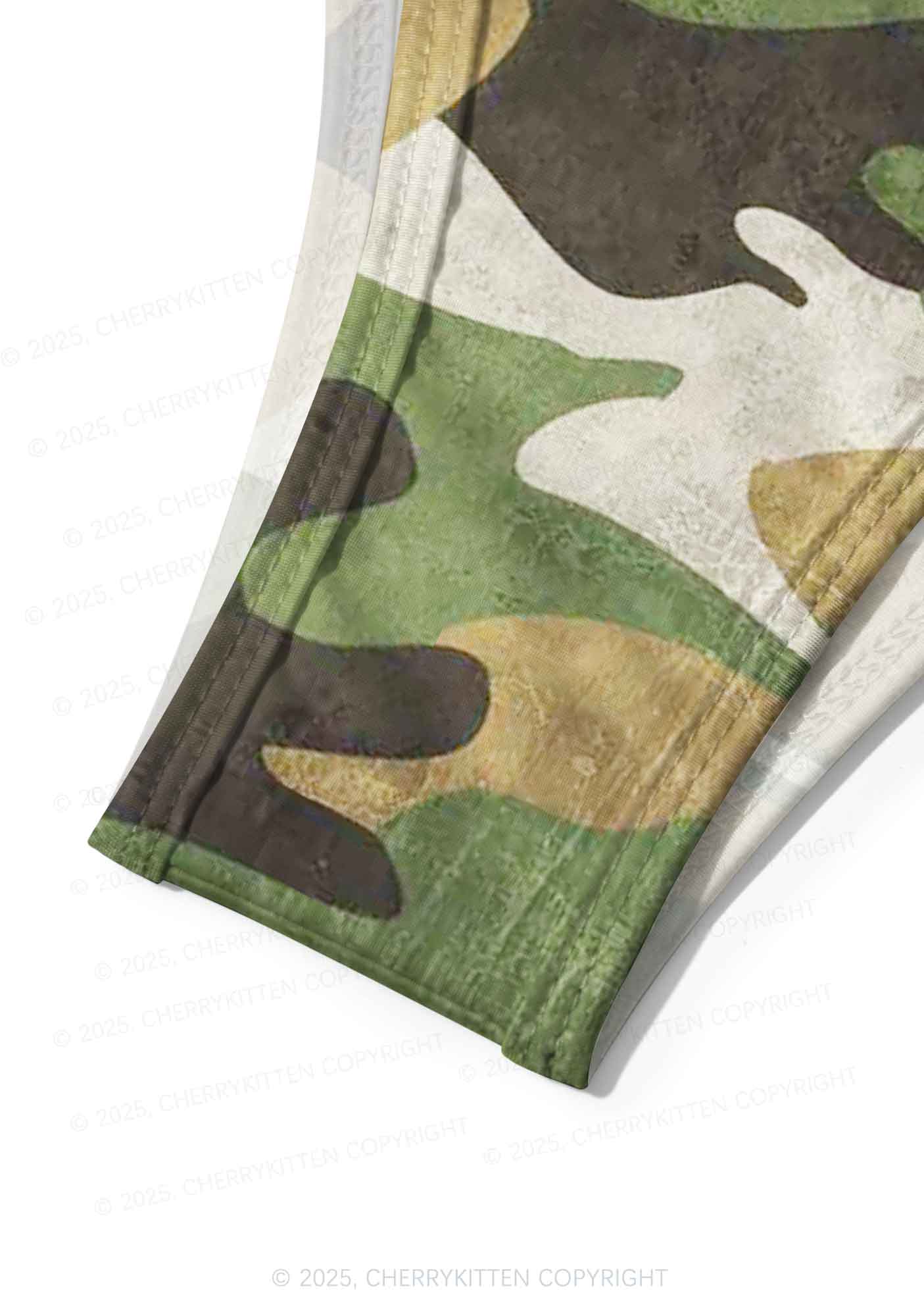 Camouflage Pattern Y2K Print Bikini Set Cherrykitten