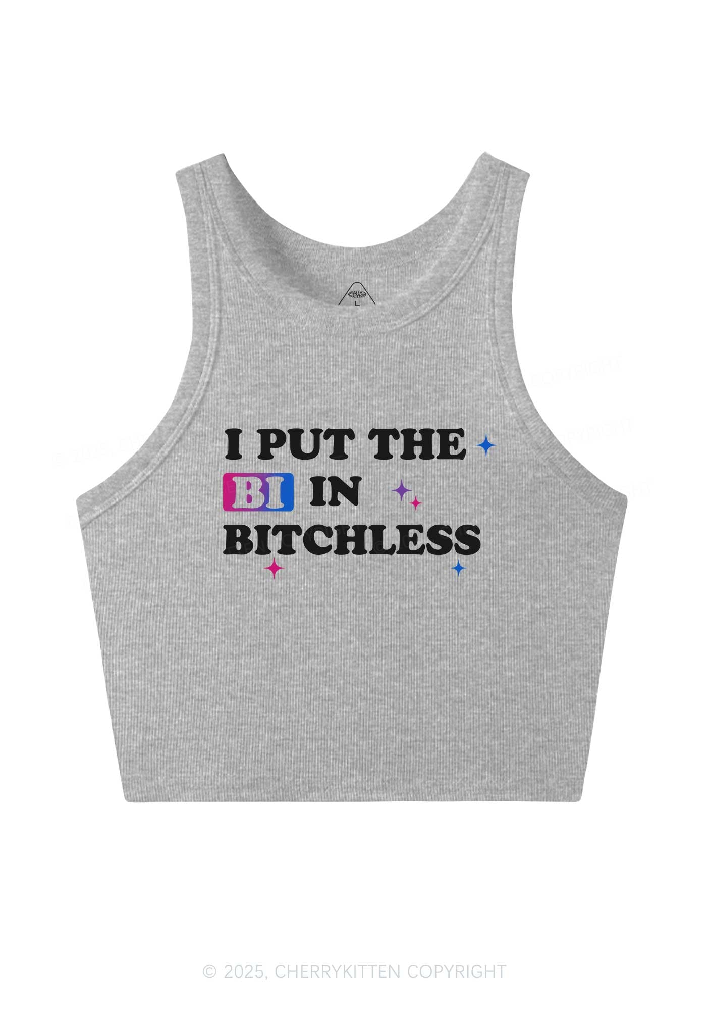 Put BI In Bxxchless Pride Y2K Crop Tank Top Cherrykitten