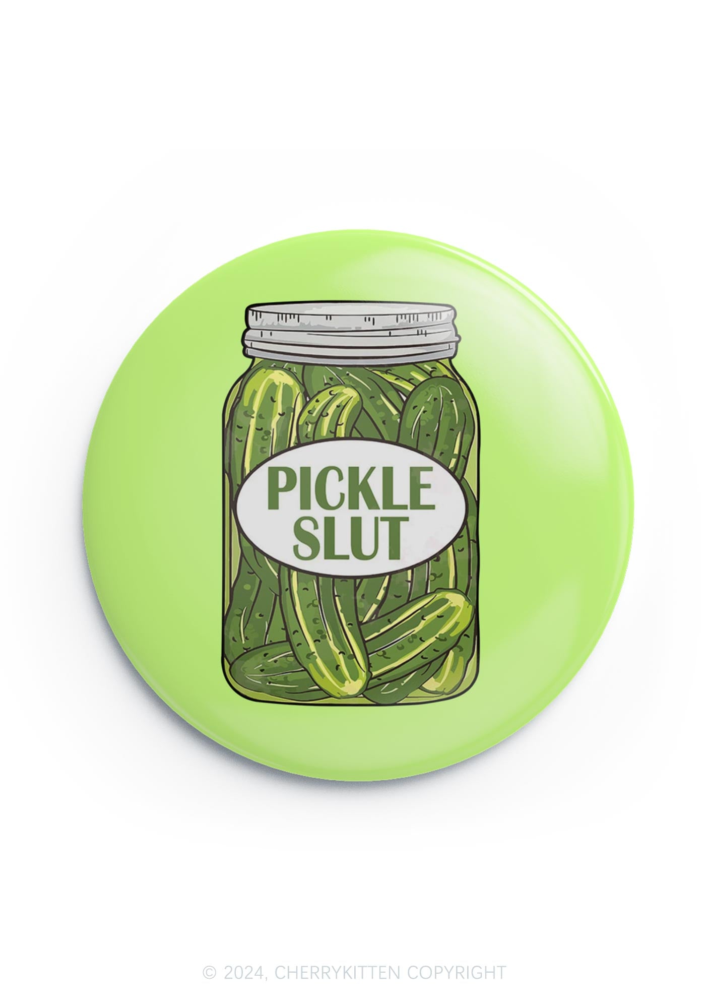 Pickle Slxt 1Pc Y2K Pin Badge Cherrykitten