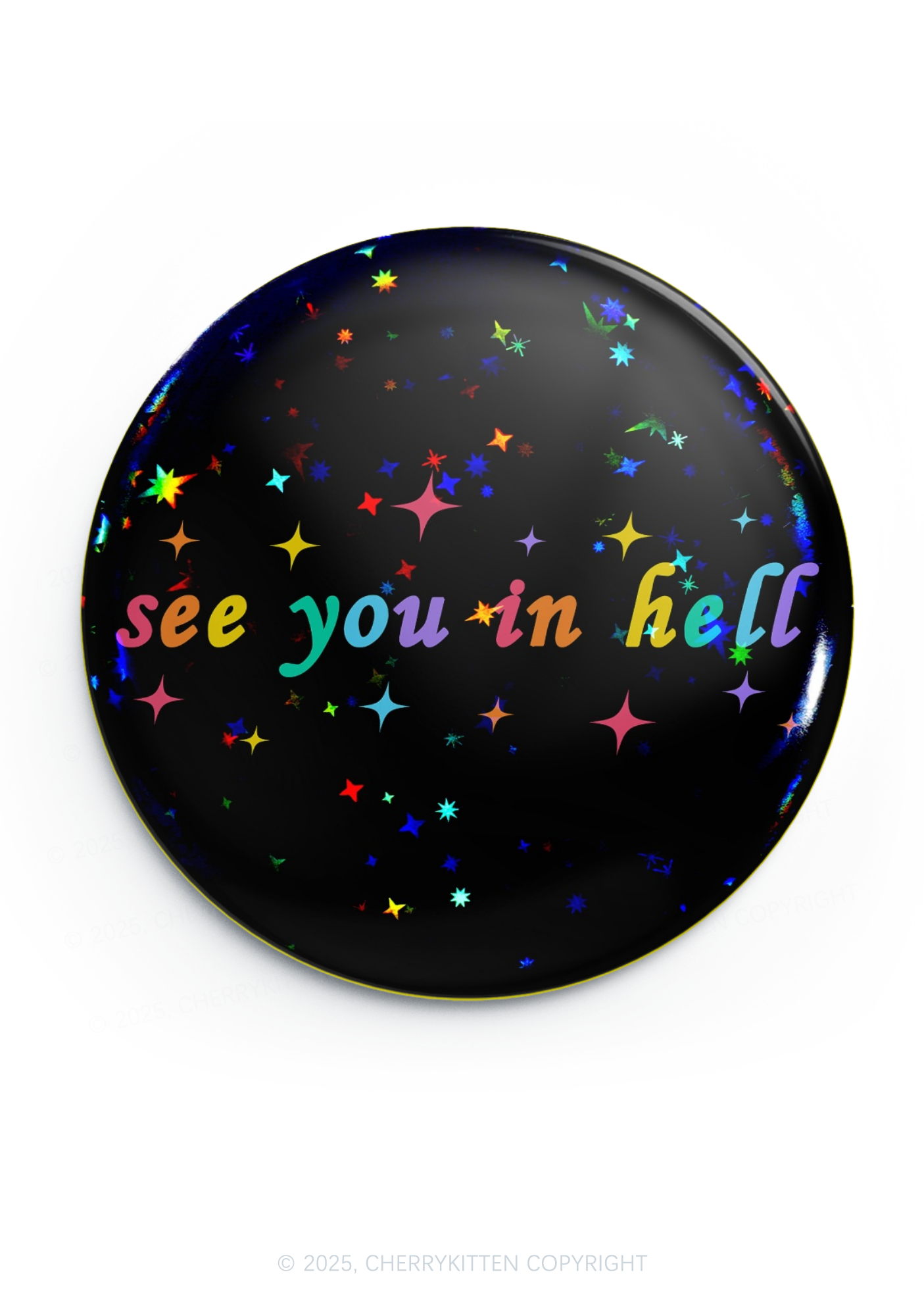 See You In Hell 1Pc Y2K Pin Badge Cherrykitten