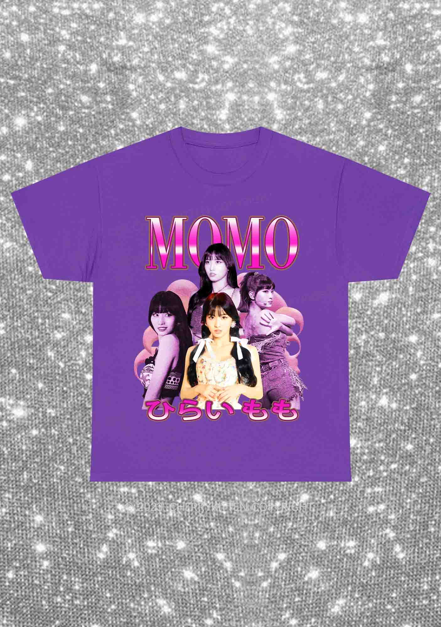 Momo Photos Kpop Y2K Chunky Shirt Cherrykitten