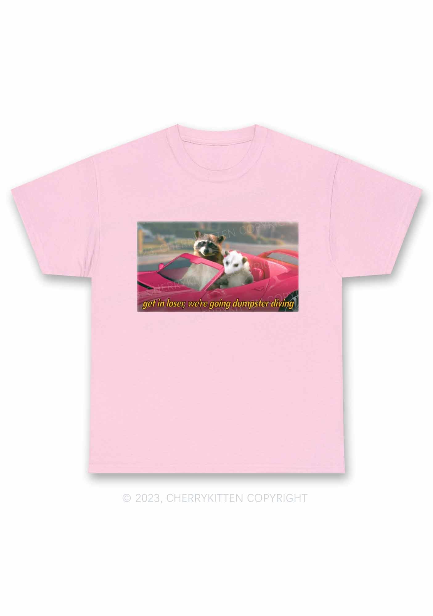 Get In Loser Y2K Chunky Shirt Cherrykitten