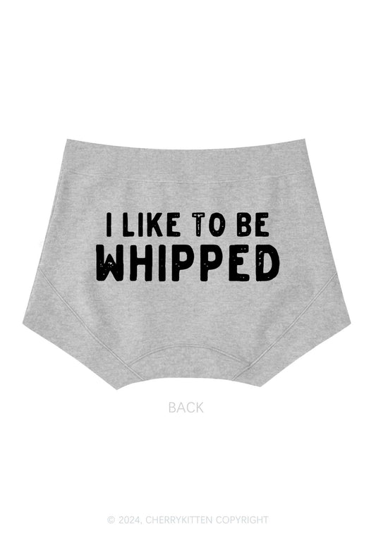 Like To Be Whipped Y2K Mid Rise Waist Boyshort Cherrykitten