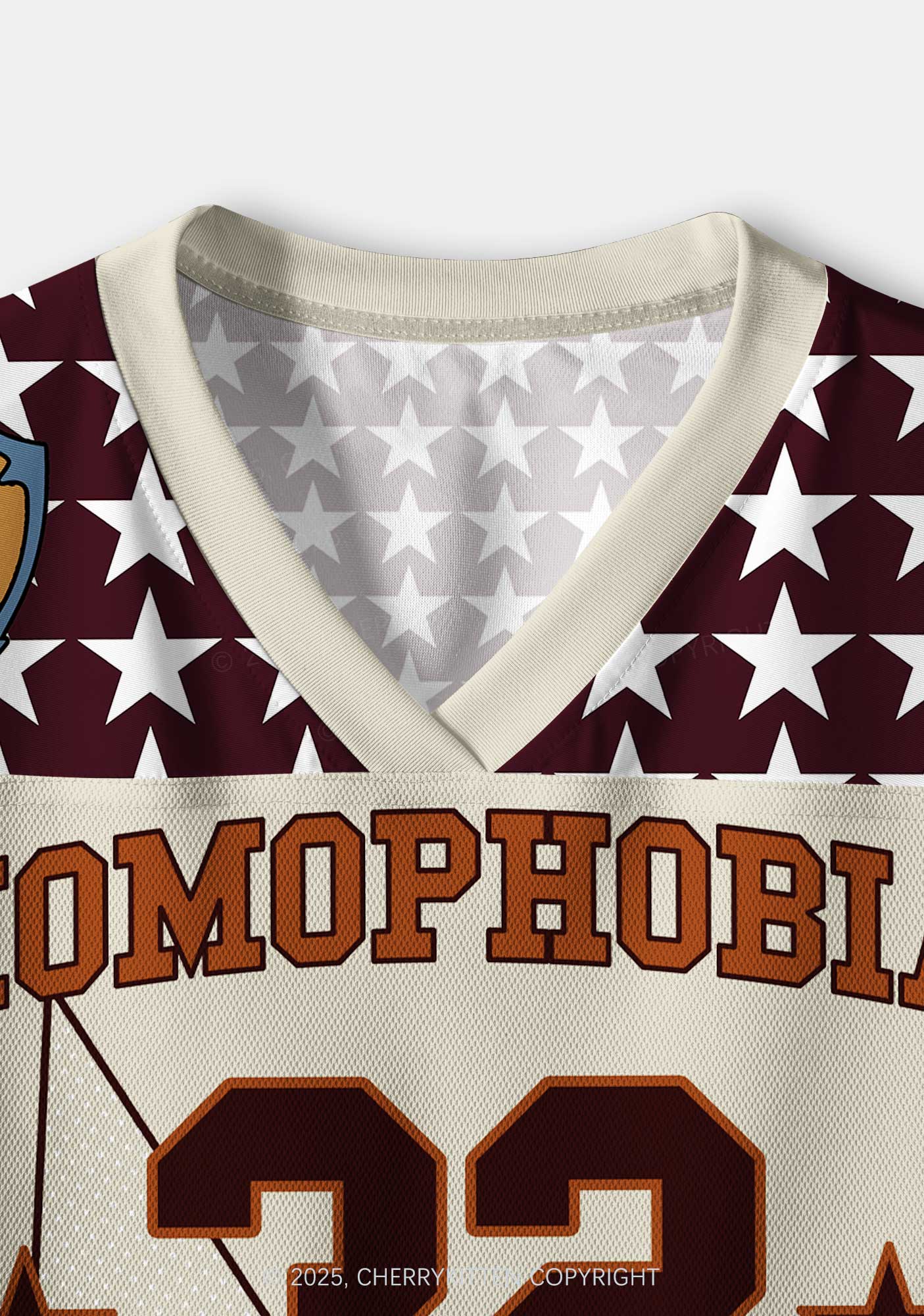 Custom Homophobia Gay Stars Pride Y2K Crop Sport Jersey Shirts Cherrykitten