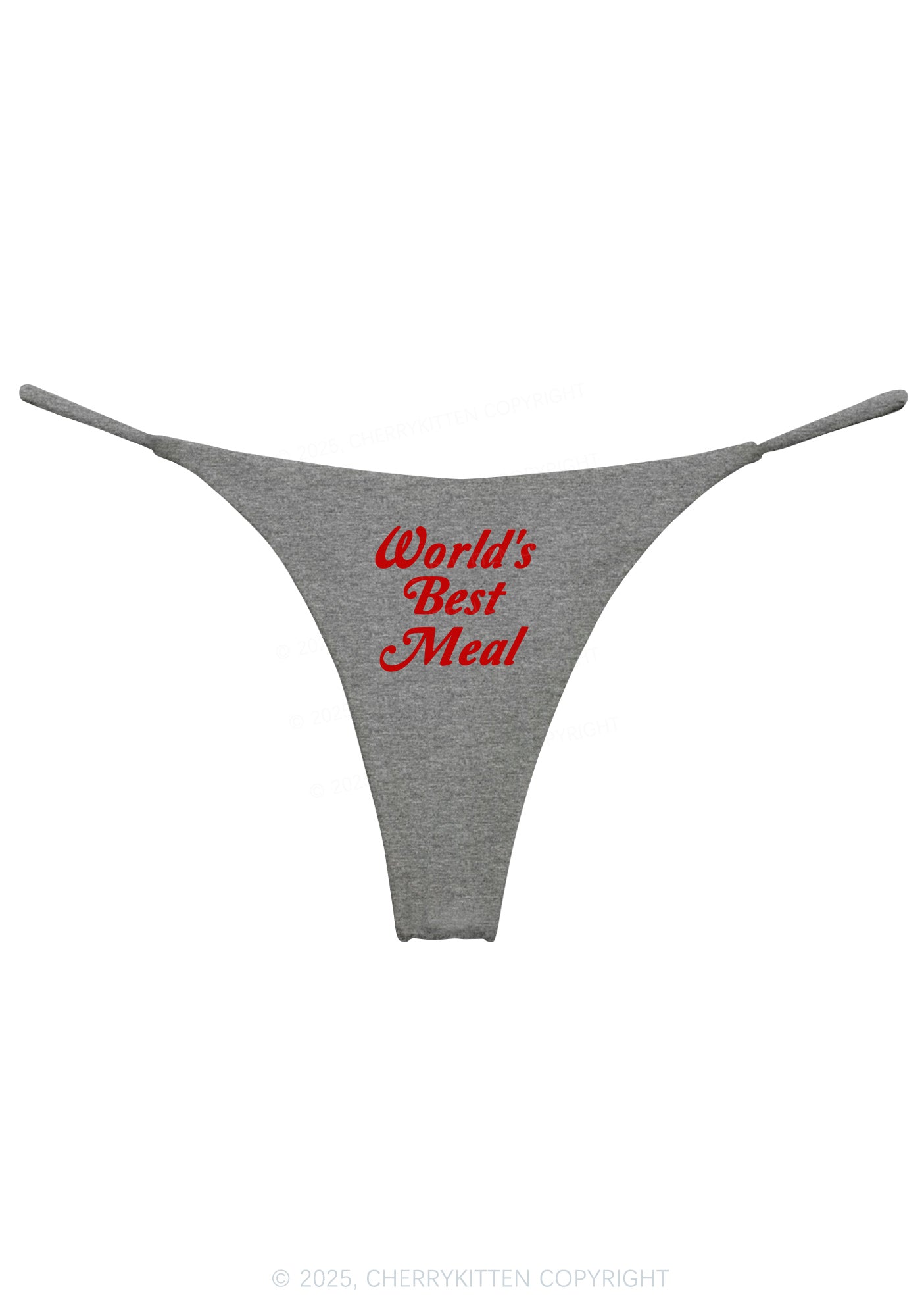 Worlds Best Meal Y2K Bikini String Thong Cherrykitten