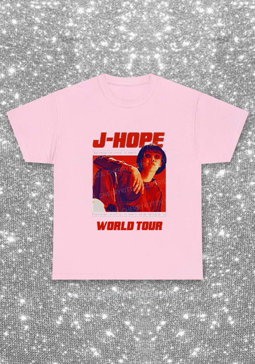 JH World Tour Kpop Y2K Chunky Shirt Cherrykitten