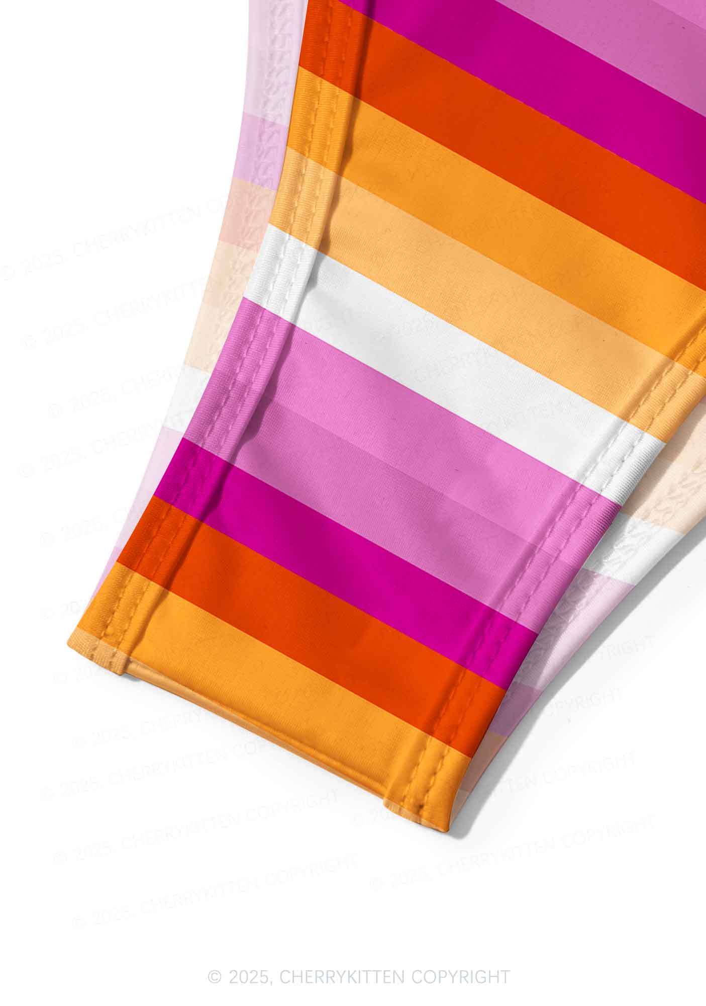 Lesbian Pride Y2K Print Bikini Set Cherrykitten