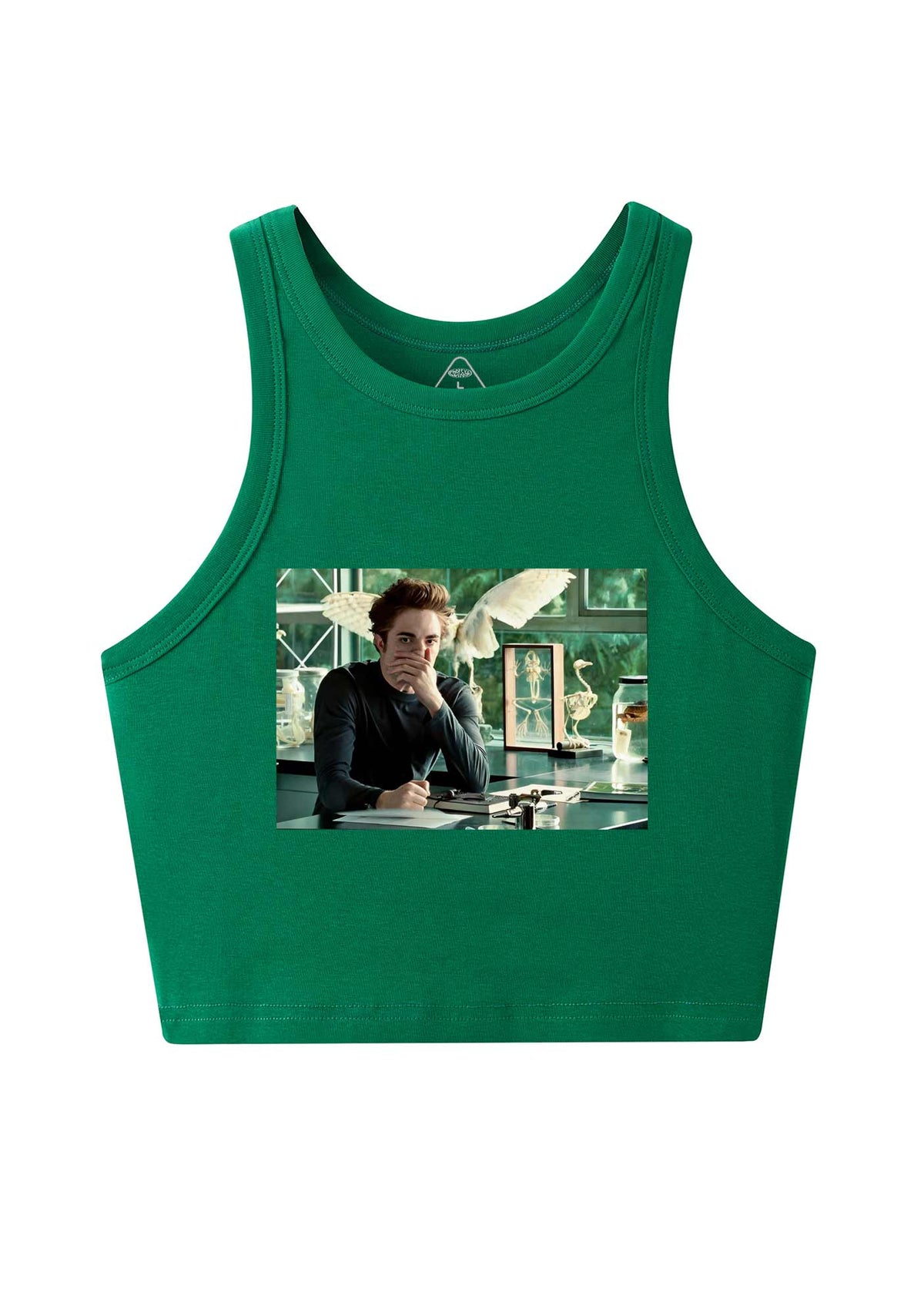 Vampire Boy Y2K Crop Tank Top Cherrykitten