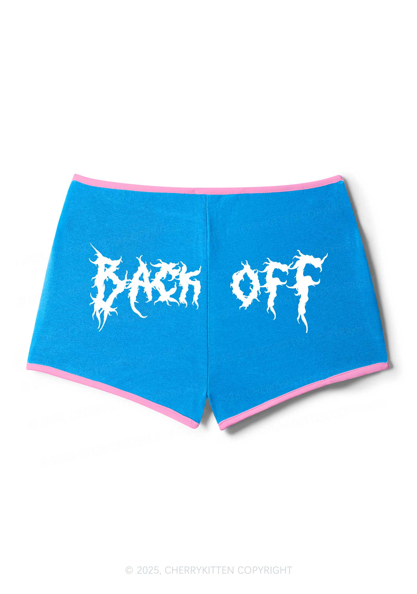 Back Off Y2K Booty Shorts Cherrykitten
