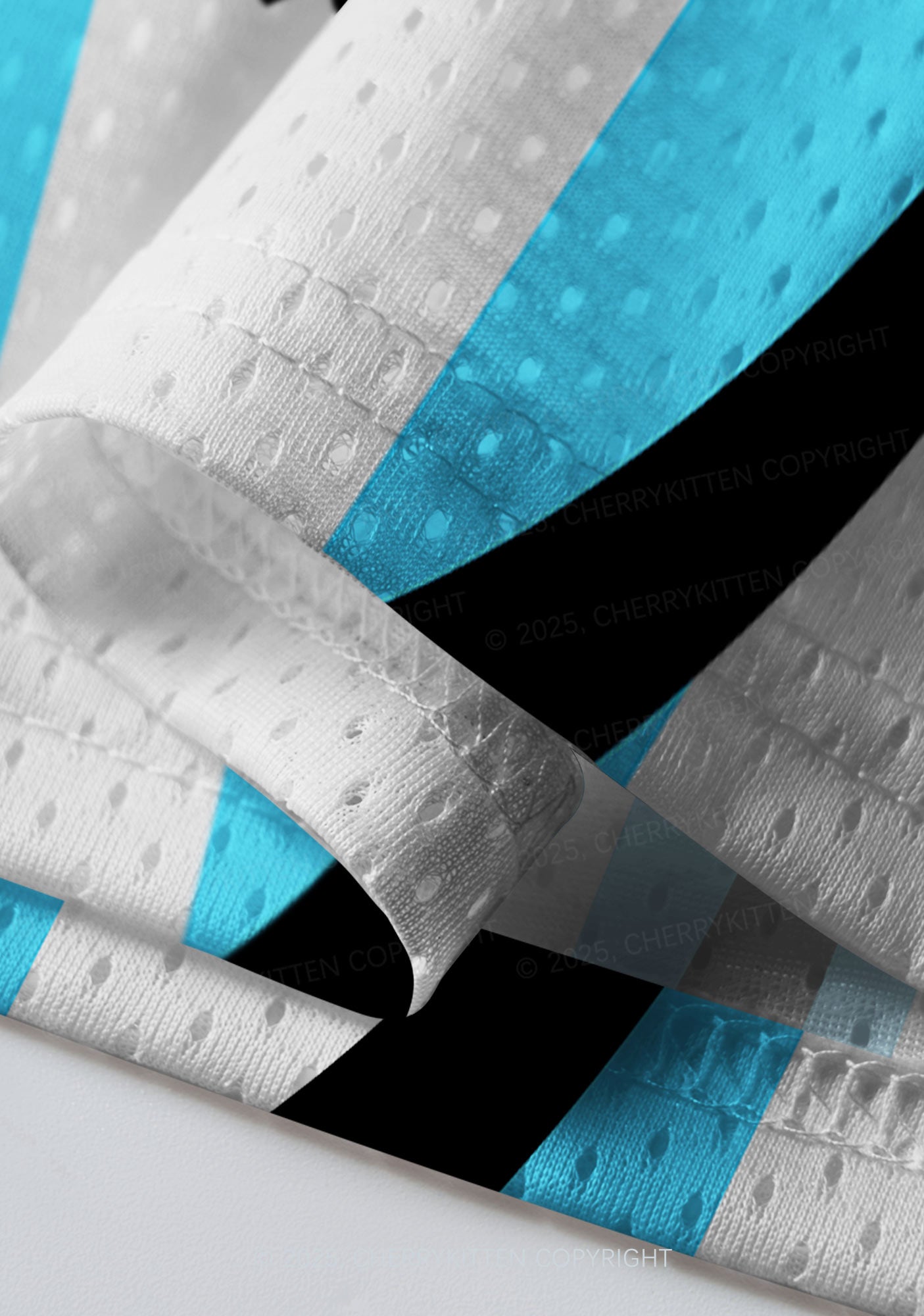 Custom Skyblue Dont Play Techno Y2K Sport Jersey Shirts Cherrykitten