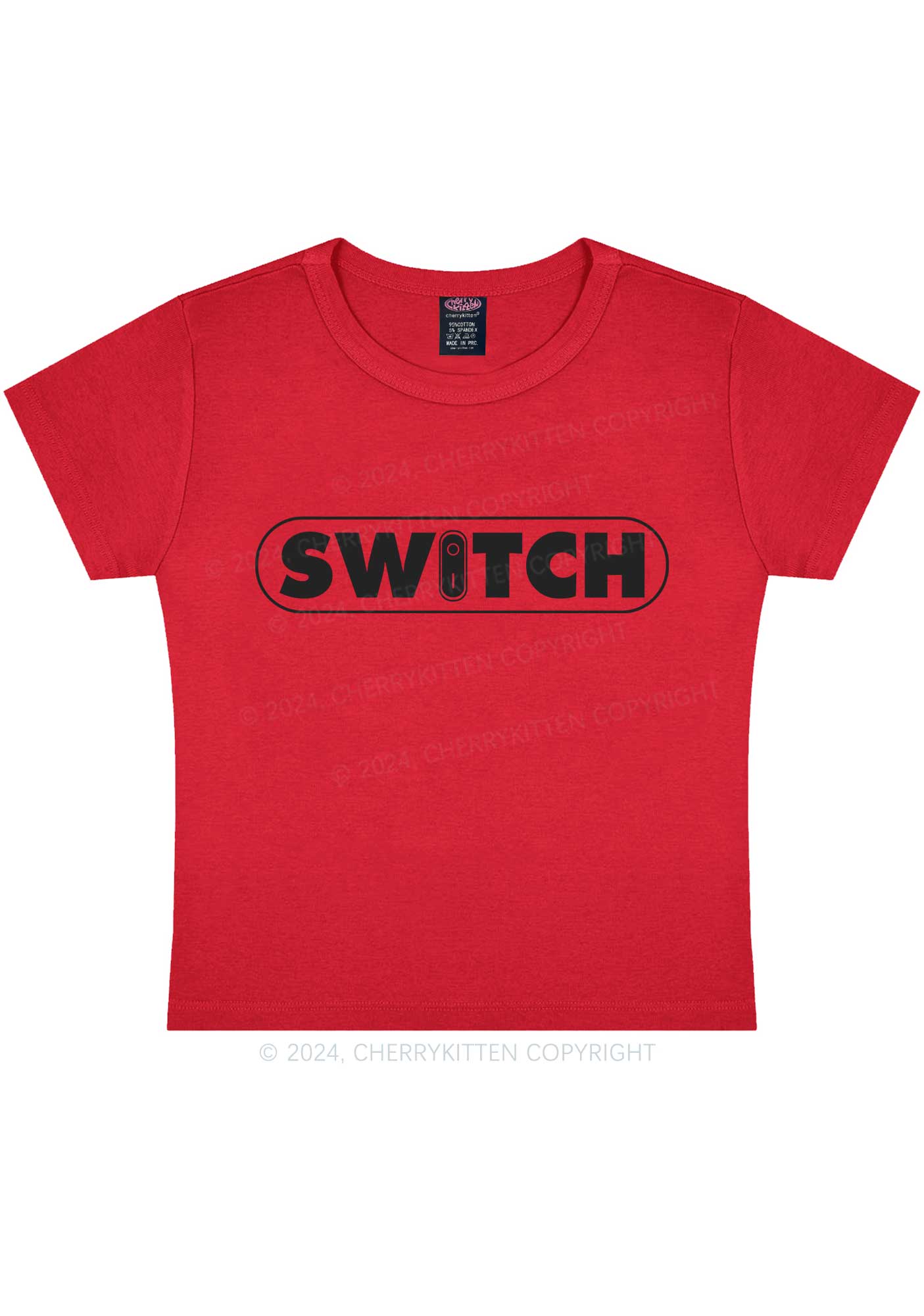 Switch Y2K Baby Tee Cherrykitten