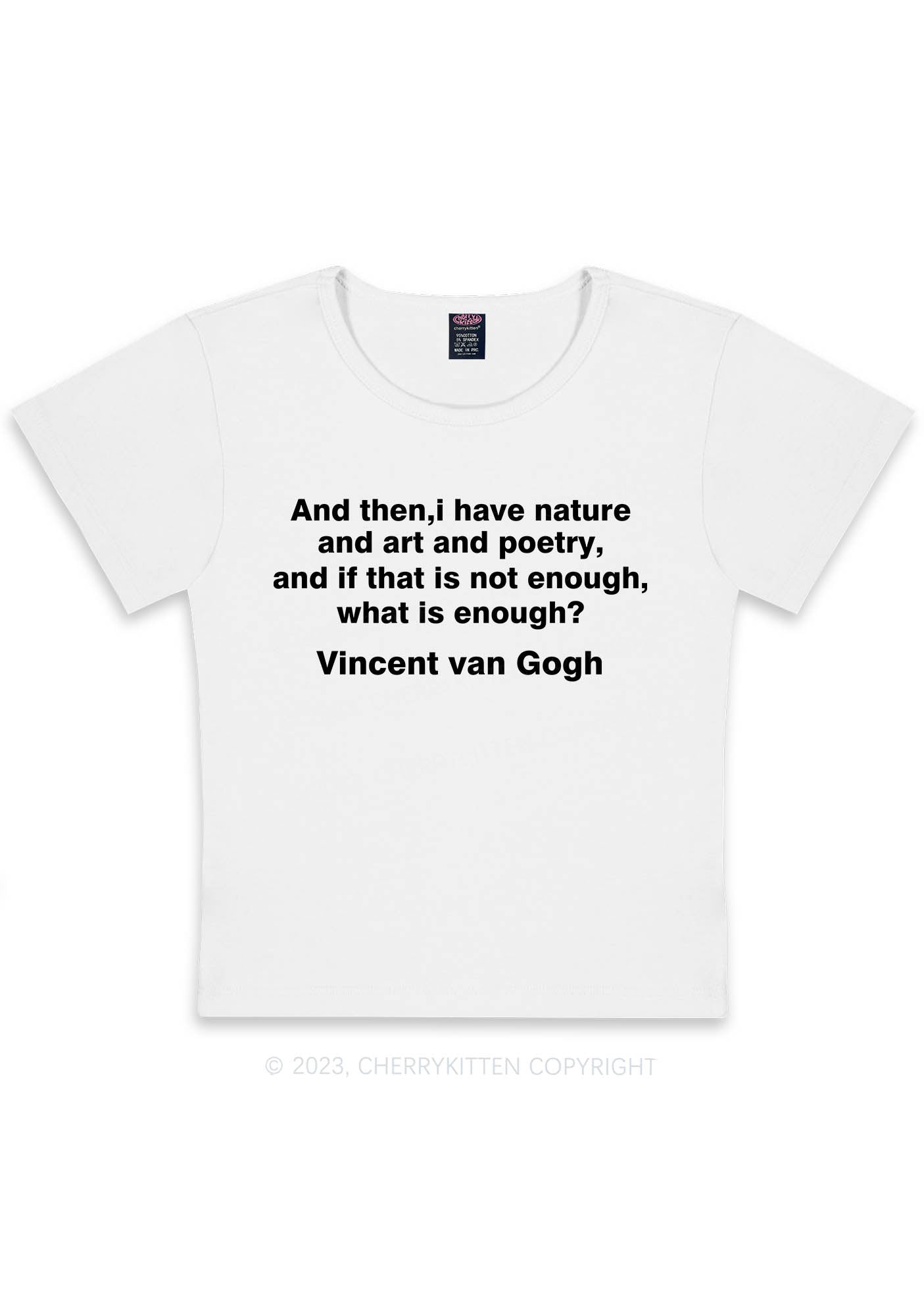 Curvy What Is Enough Y2K Baby Tee Cherrykitten
