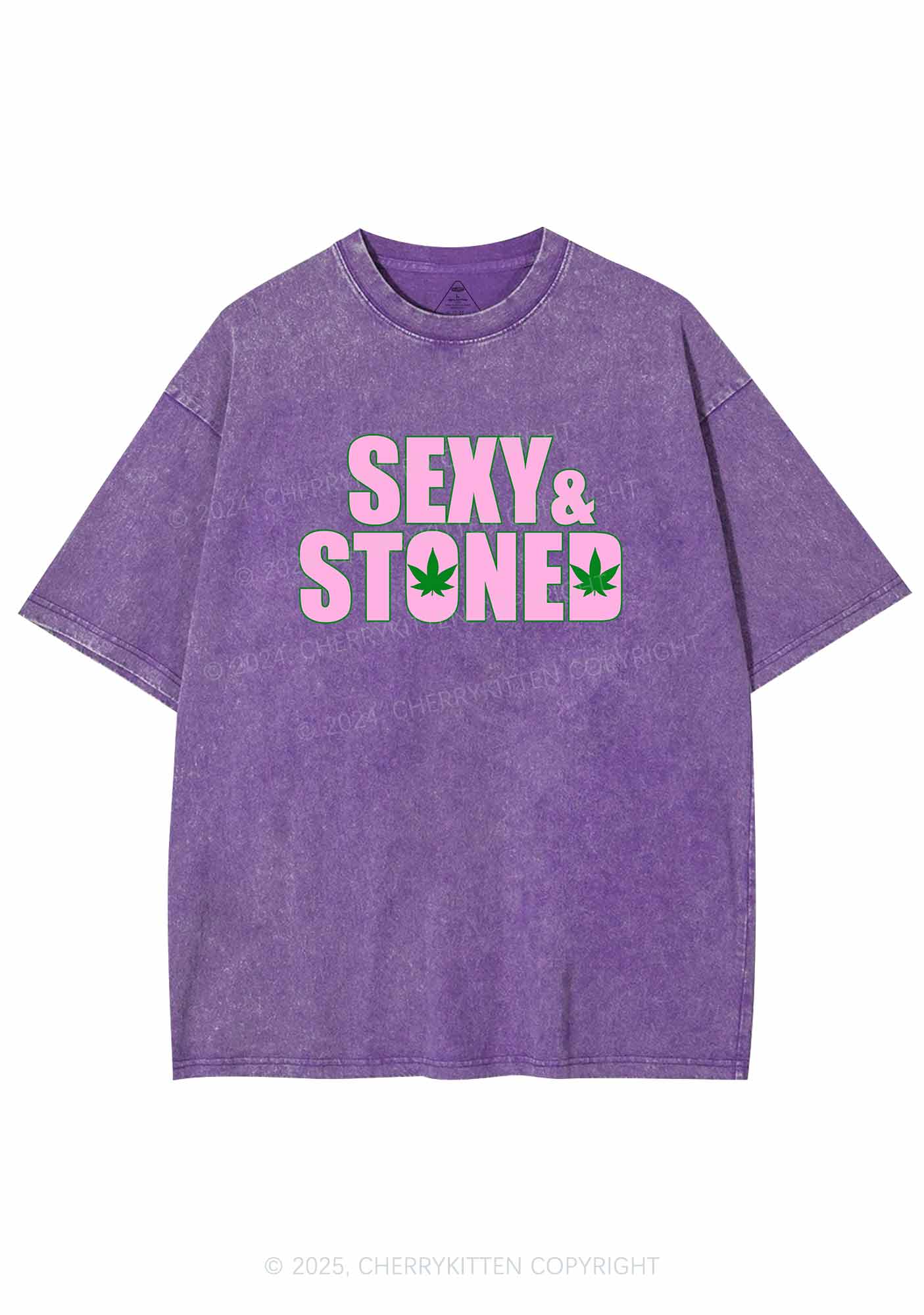 Sx Stoned Y2K Washed Tee Cherrykitten