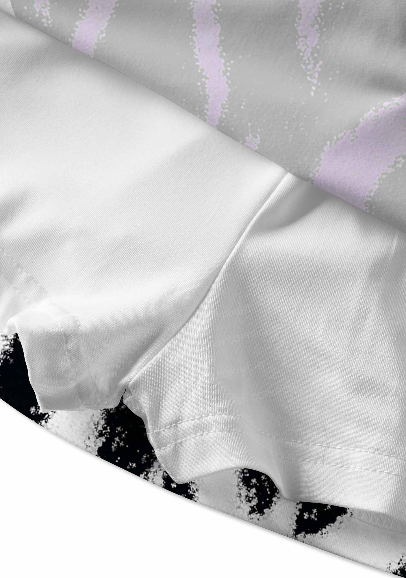 Asexual Flame Pride Y2K Print Mini Skirt Cherrykitten