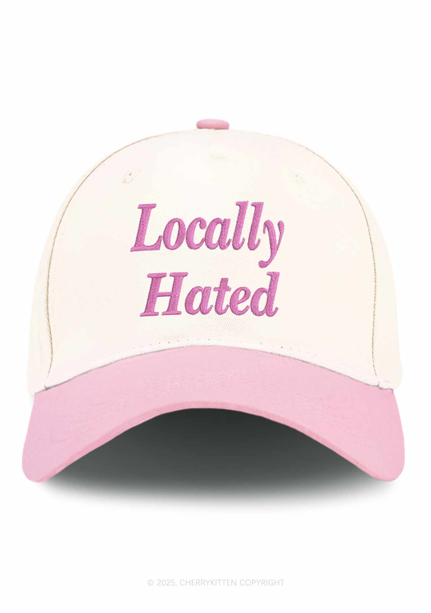 Locally Hated Y2K Color Block Baseball Cap Cherrykitten