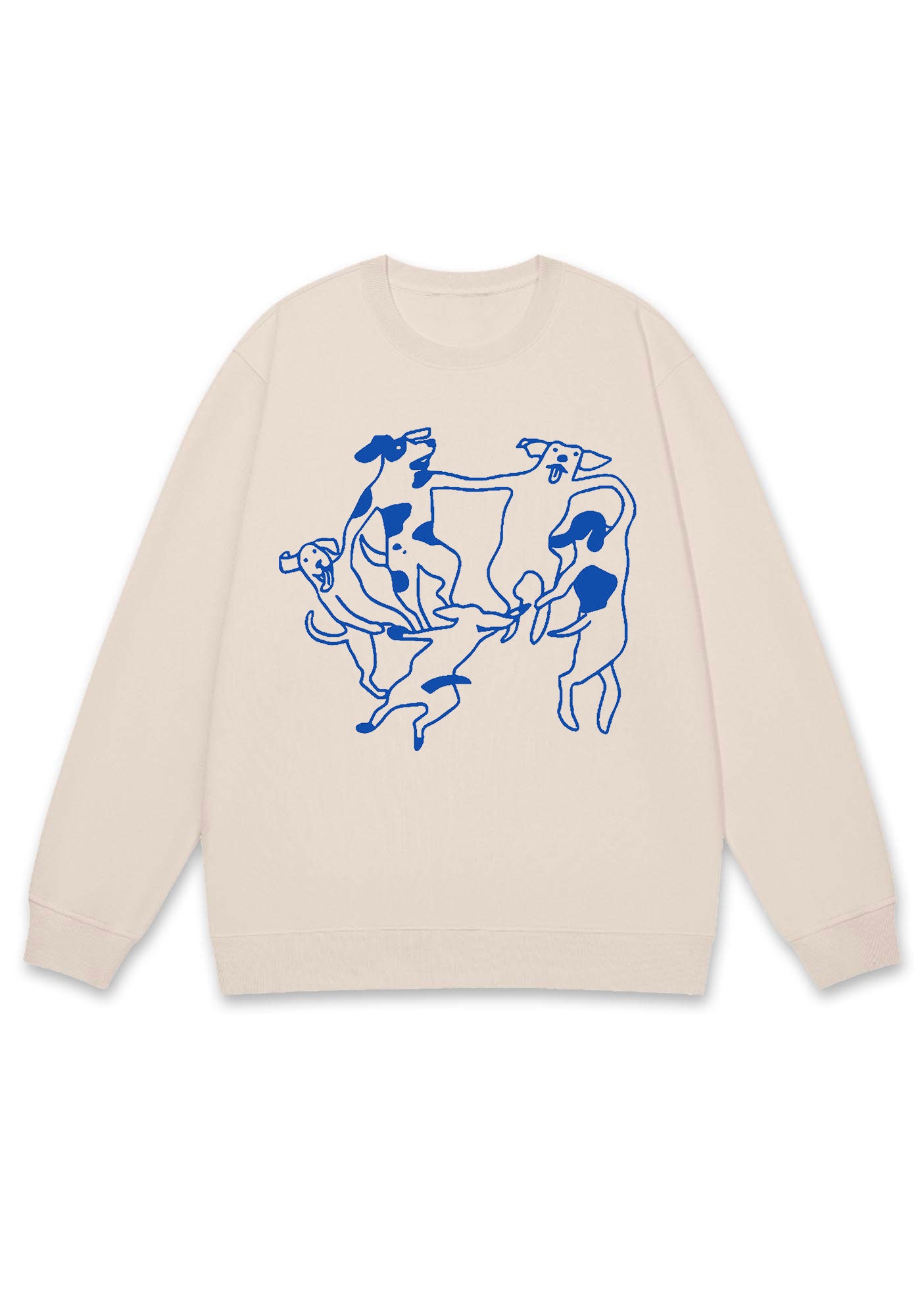 Dancing Dogs Y2K Sweatshirt
