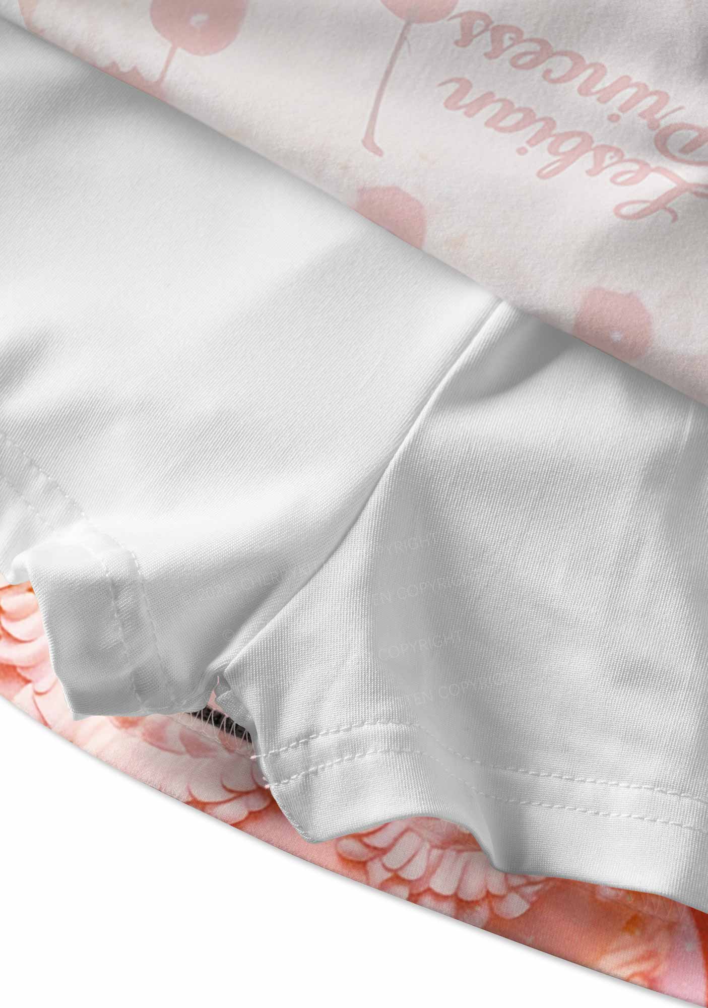 Coral Lesbian Princess Cake Pride Y2K Print Mini Skirt Cherrykitten