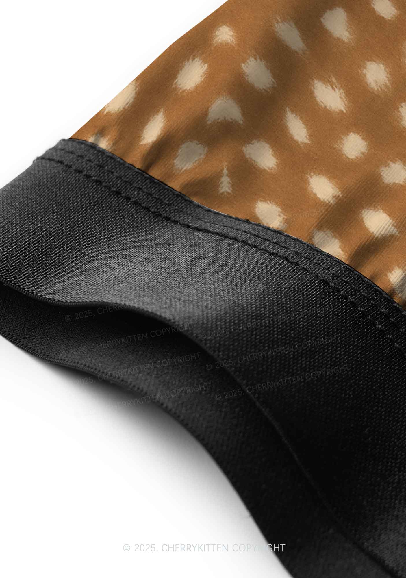 Brown Speckle Y2K Print Men Boxer Briefs Cherrykitten