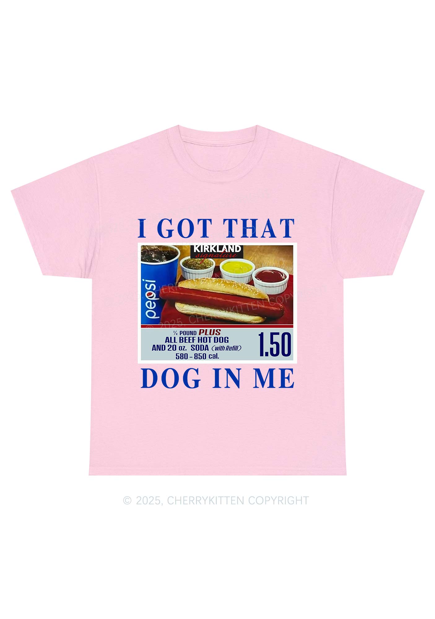 I Got That Hot Dog In Me Y2K Chunky Shirt Cherrykitten