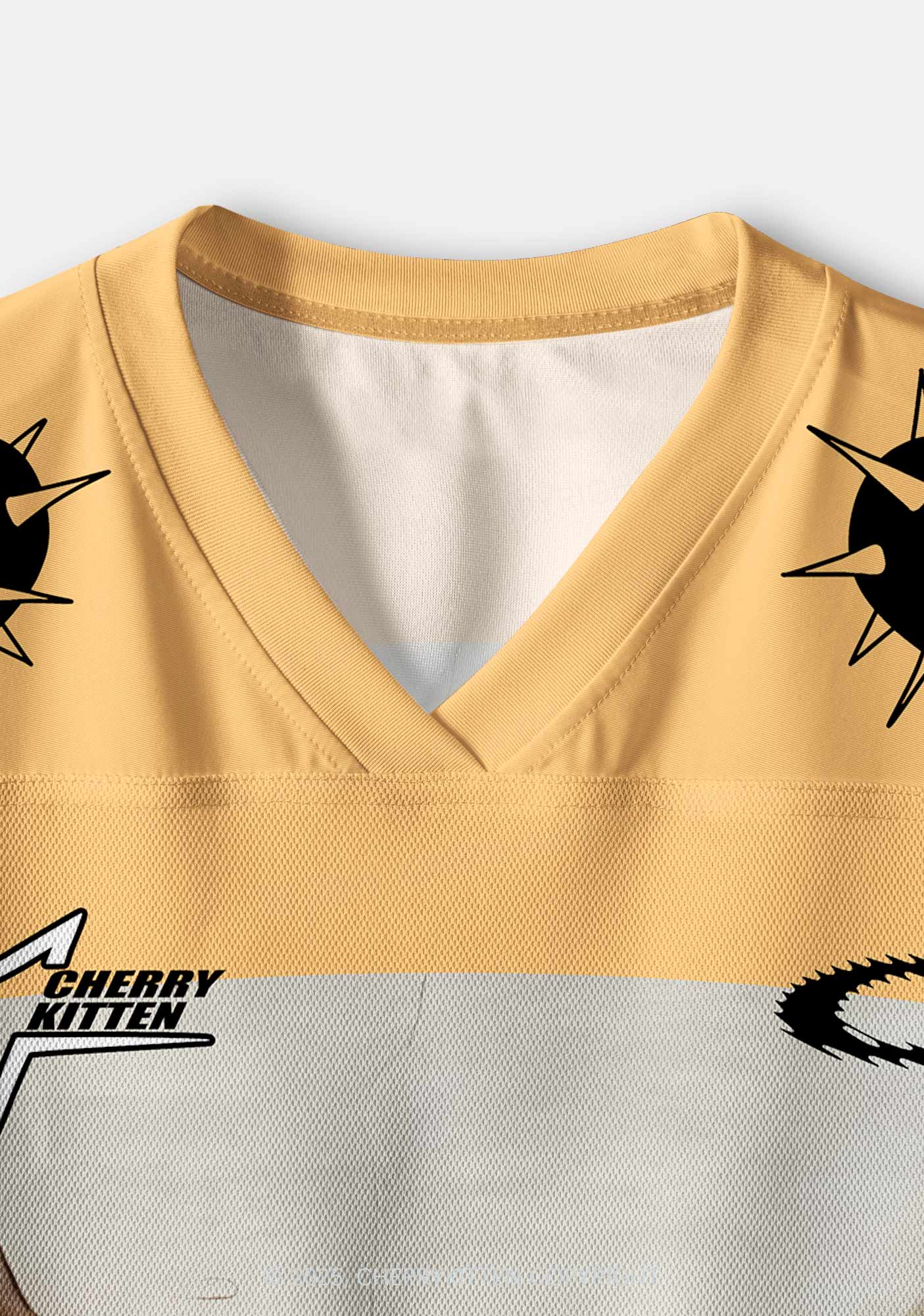 Custom God Give Cat Y2K Crop Sport Jersey Shirts Cherrykitten