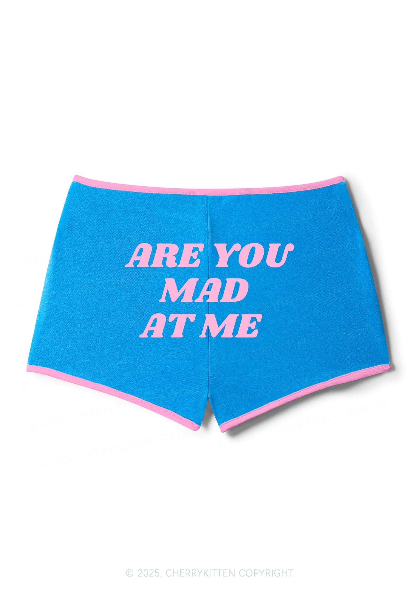 Are You Mad At Me Y2K Contrast Mini Shorts Cherrykitten