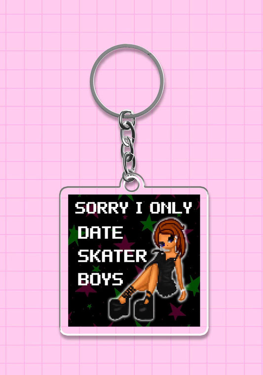 Only Date Skater Boys 1Pc Y2K Keychain Cherrykitten