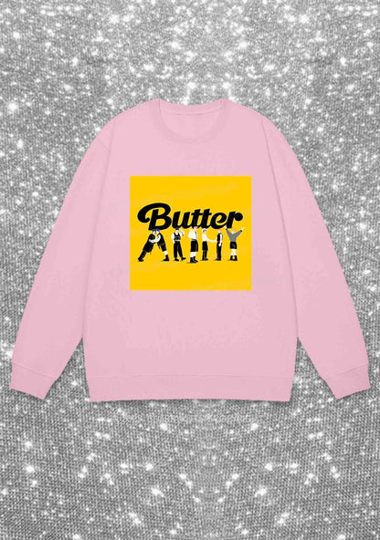 Butter Bangtan Boys Kpop Y2K Sweatshirt Cherrykitten