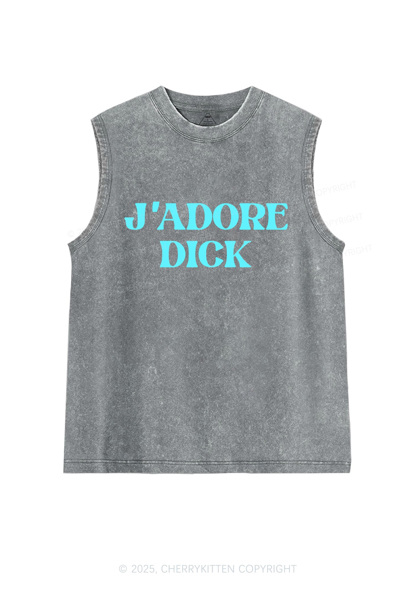 Jadore Dxxk Y2K Washed Muscle Tank Cherrykitten