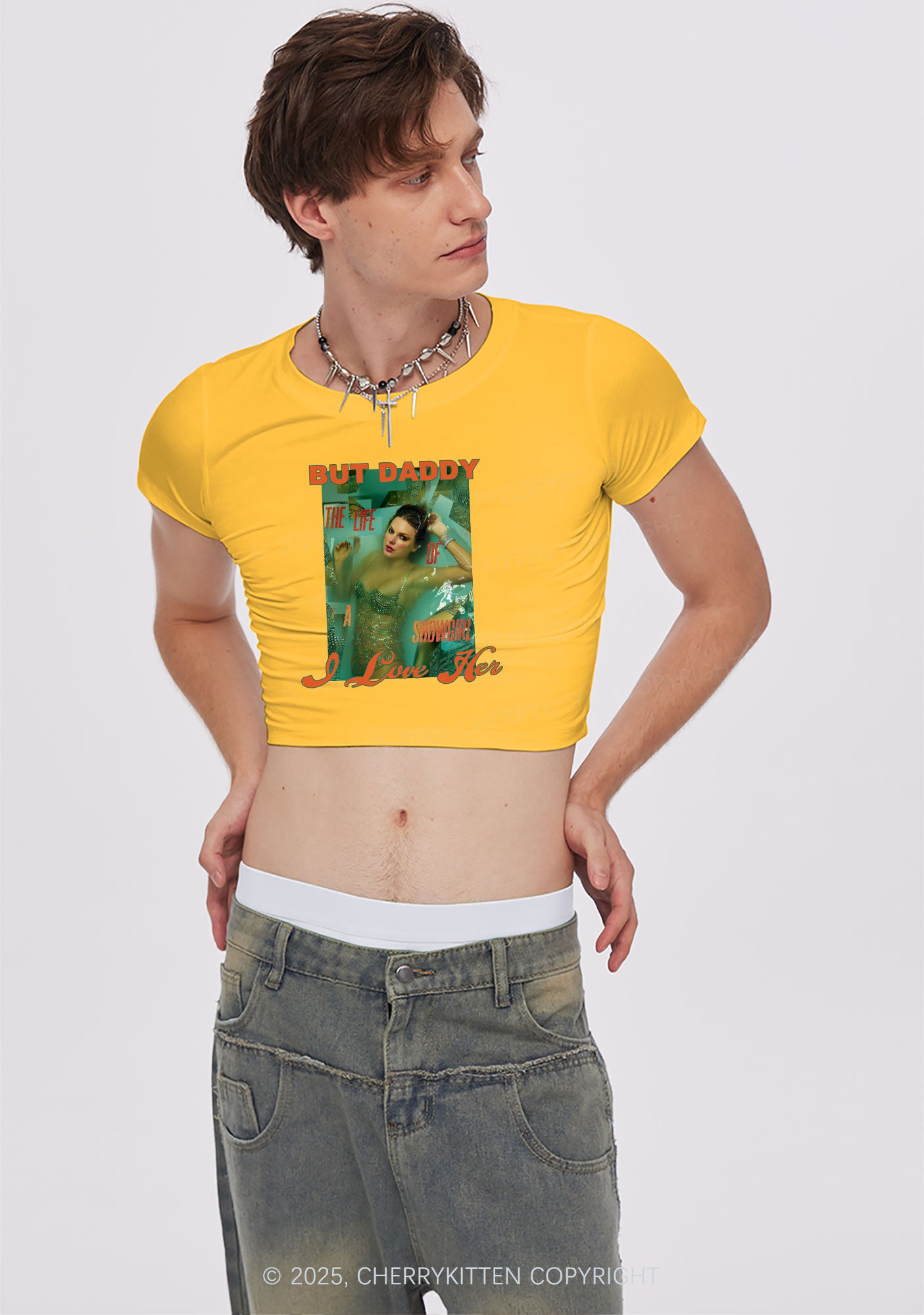 But Daddy Love TS Y2K Baby Tee Cherrykitten