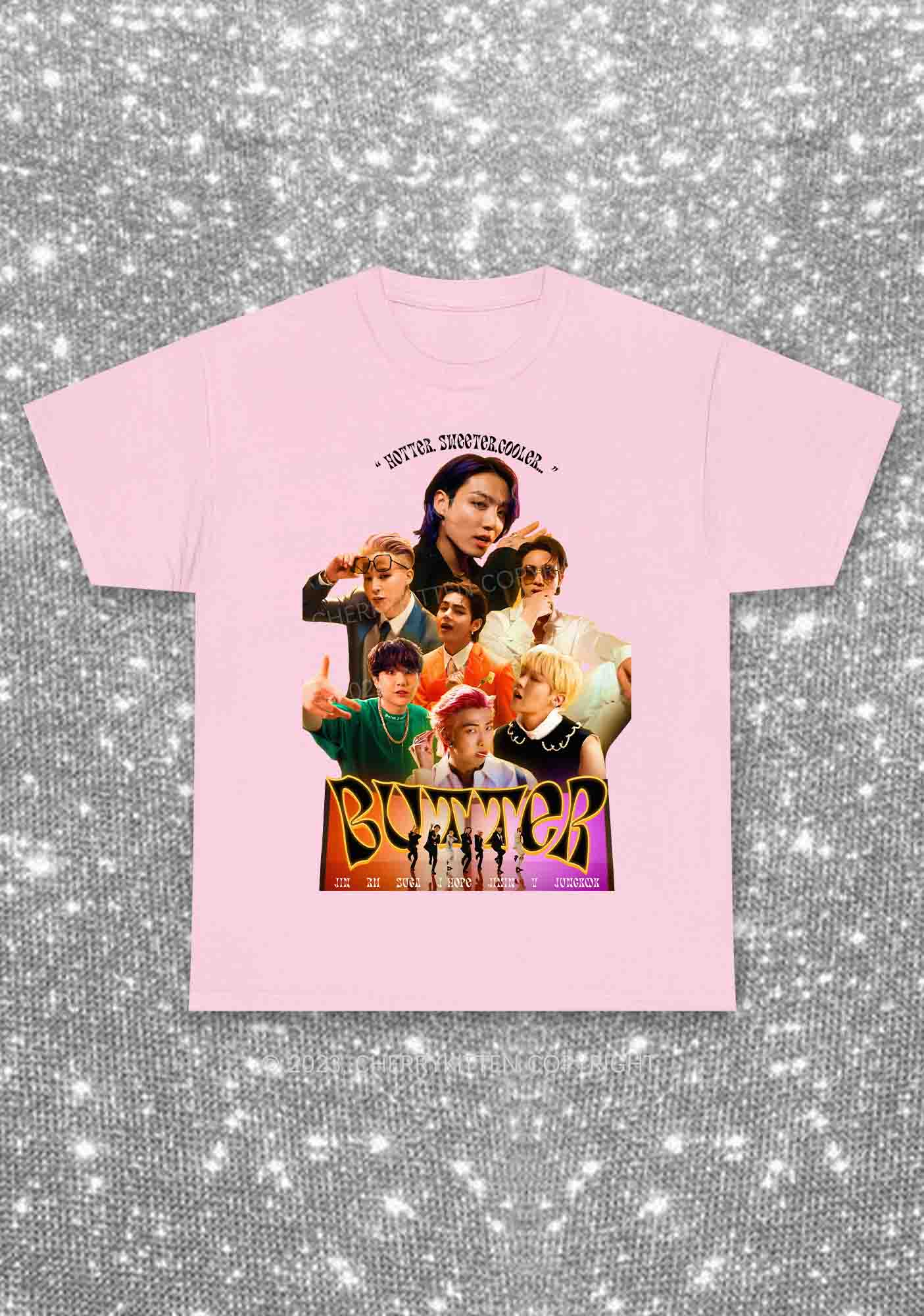 Hotter Bangtan Kpop Y2K Chunky Shirt Cherrykitten