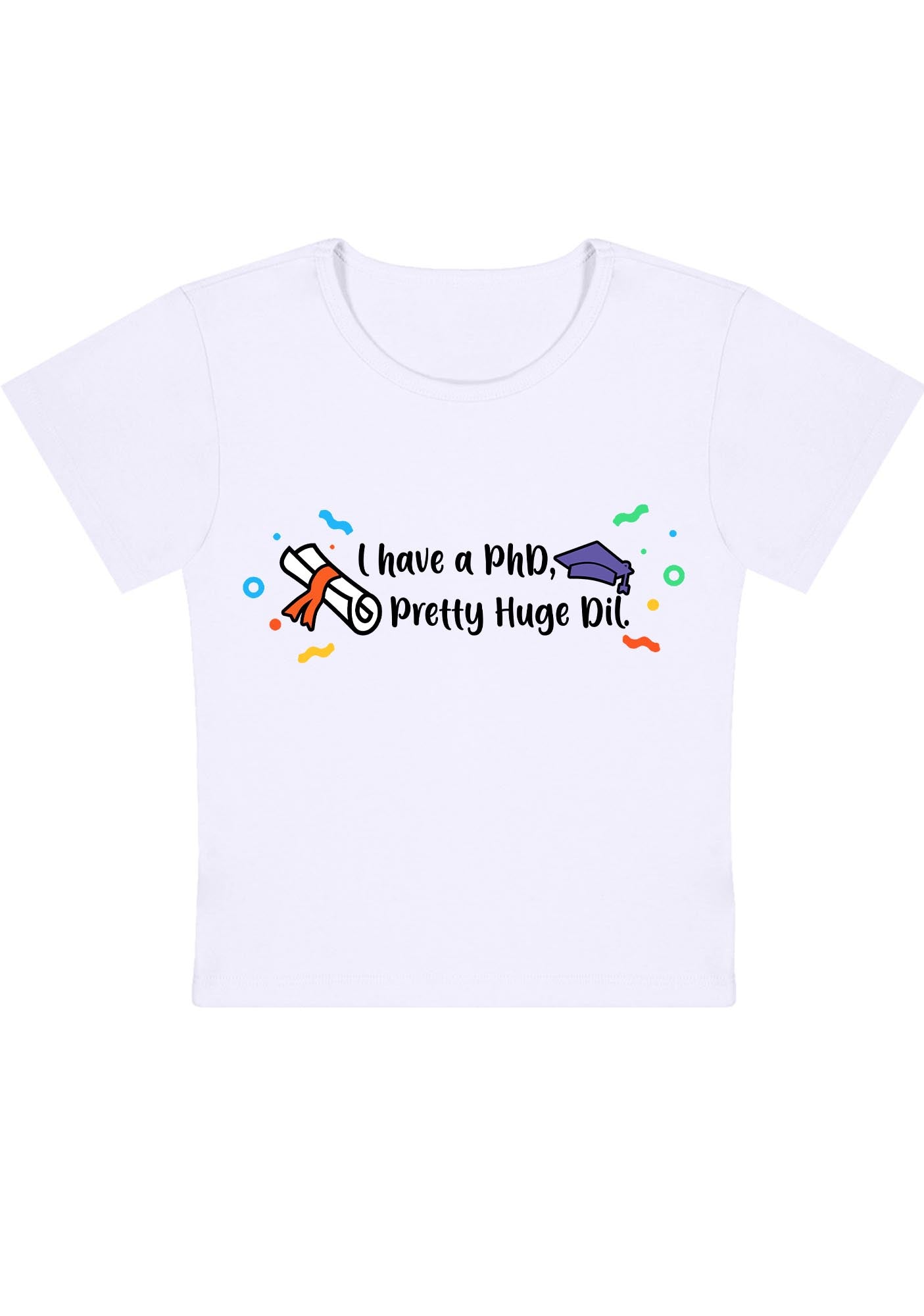 Curvy I Have A Pretty Huge Dil Baby Tee