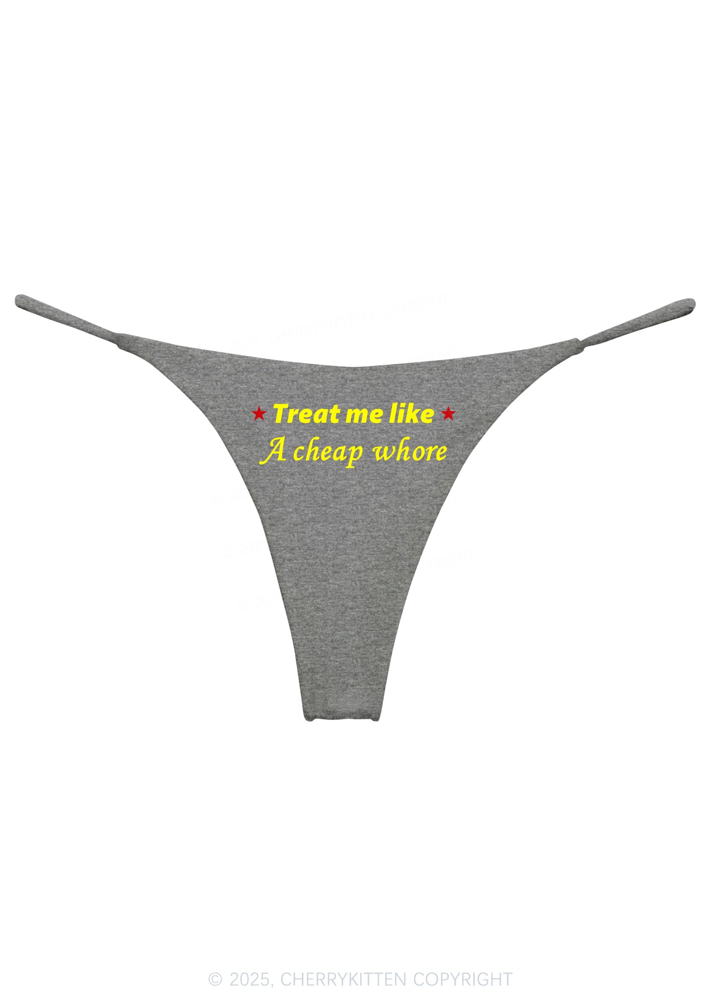 Treat Me Like Hore Y2K Bikini String Thong Cherrykitten