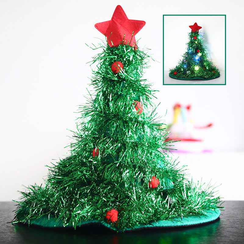 Y2K Pentagram Christmas Tree Hat