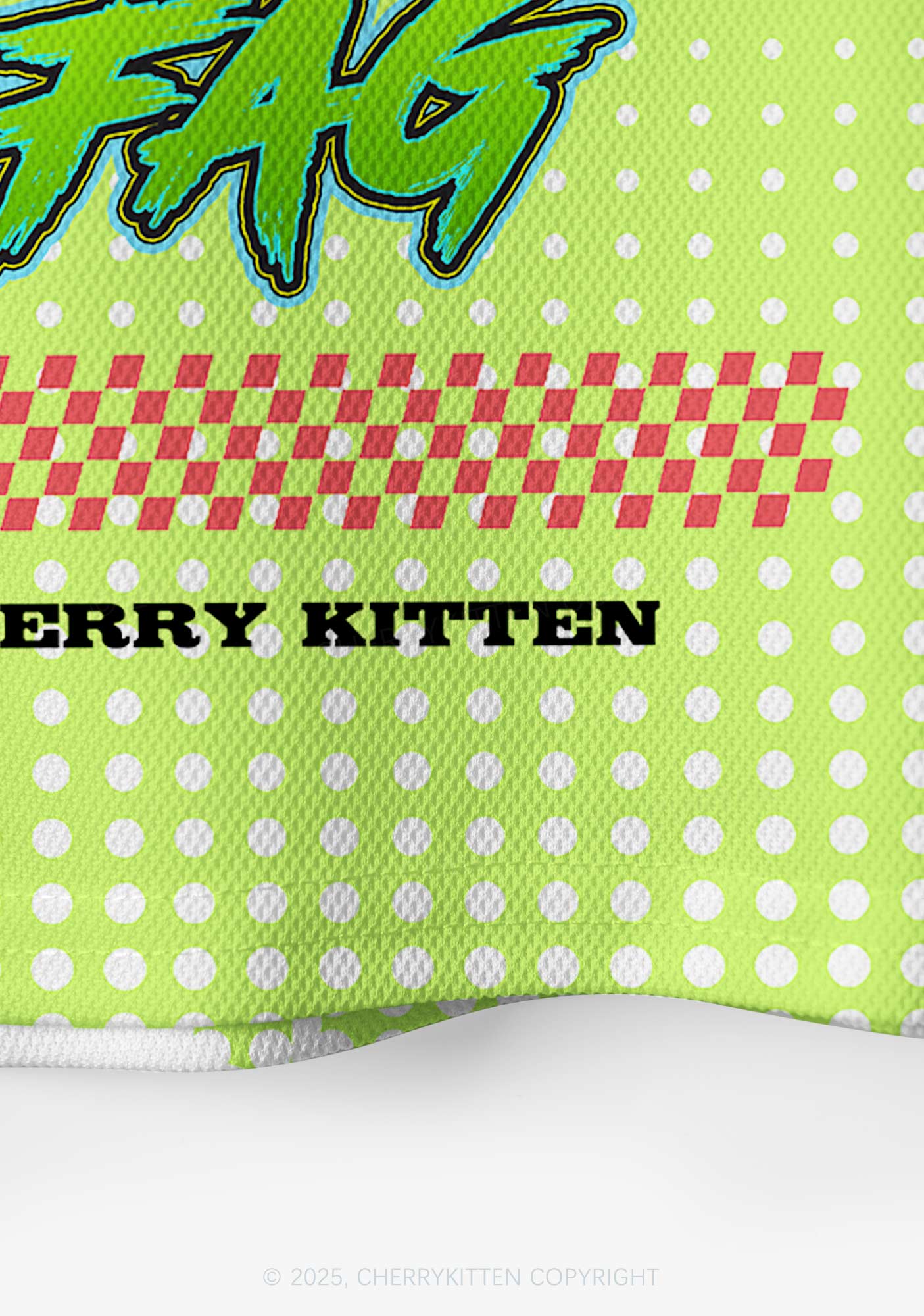 Custom Green Gods Favorite Fag Pride Y2K Crop Sport Jersey Shirts Cherrykitten