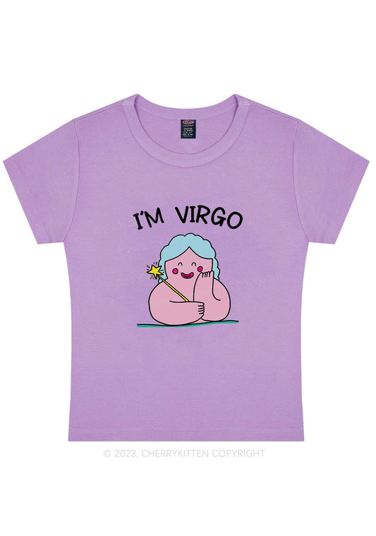 I'm Virgo Y2K Baby Tee Cherrykitten