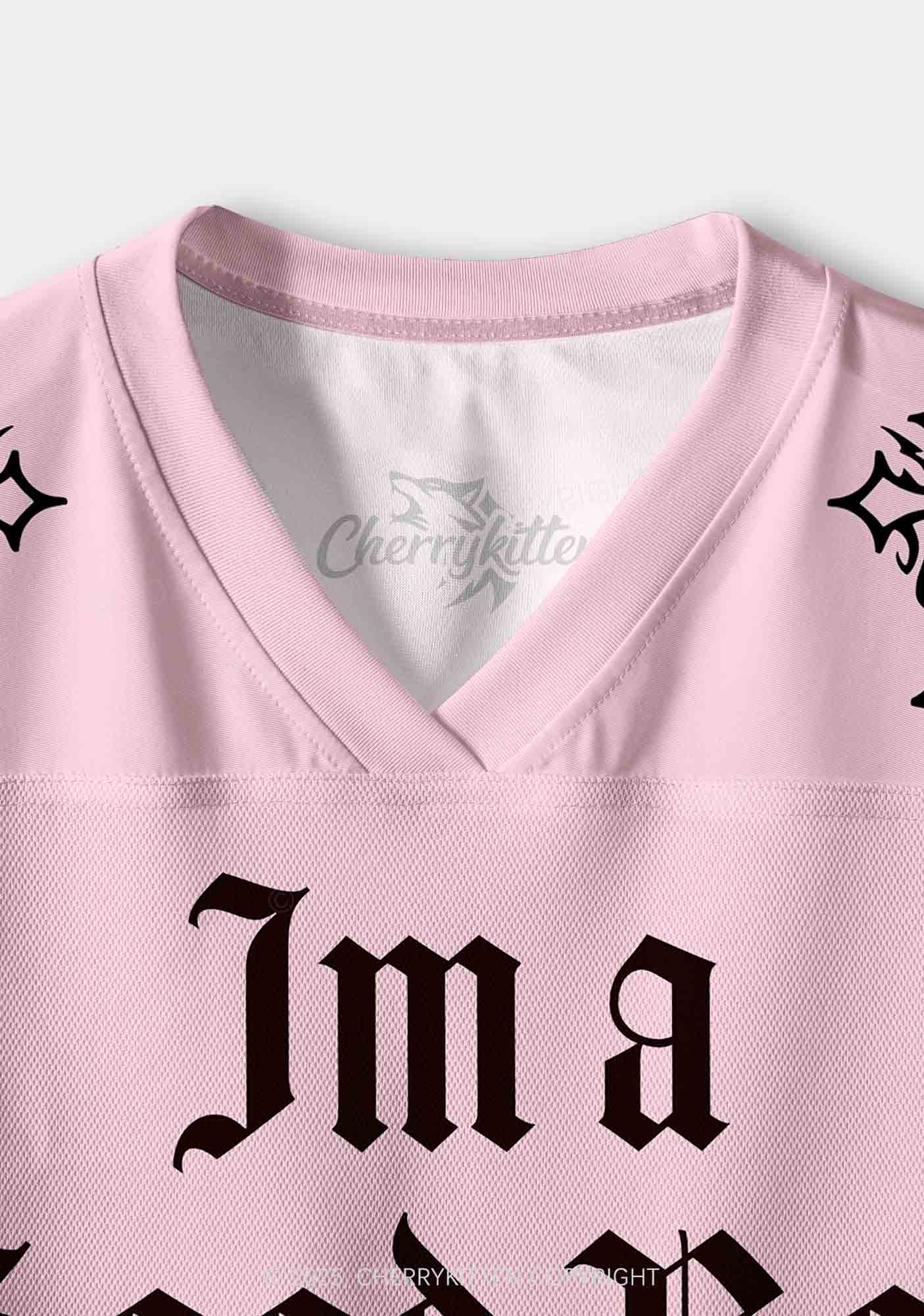 Custom I Am A Good Boy Y2K Crop Sport Jersey Shirts Cherrykitten
