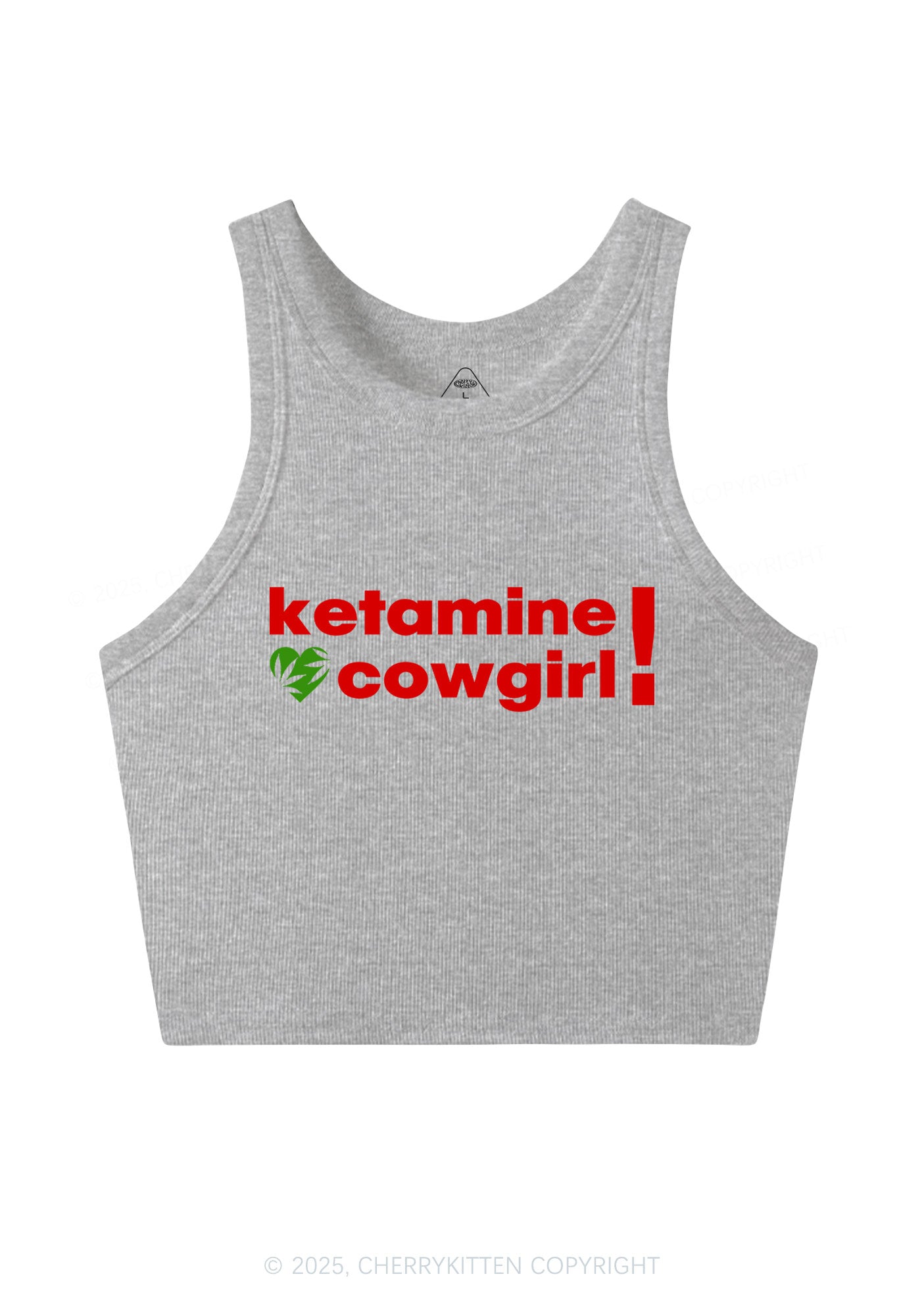 K Cowgirl Y2K Crop Tank Top Cherrykitten