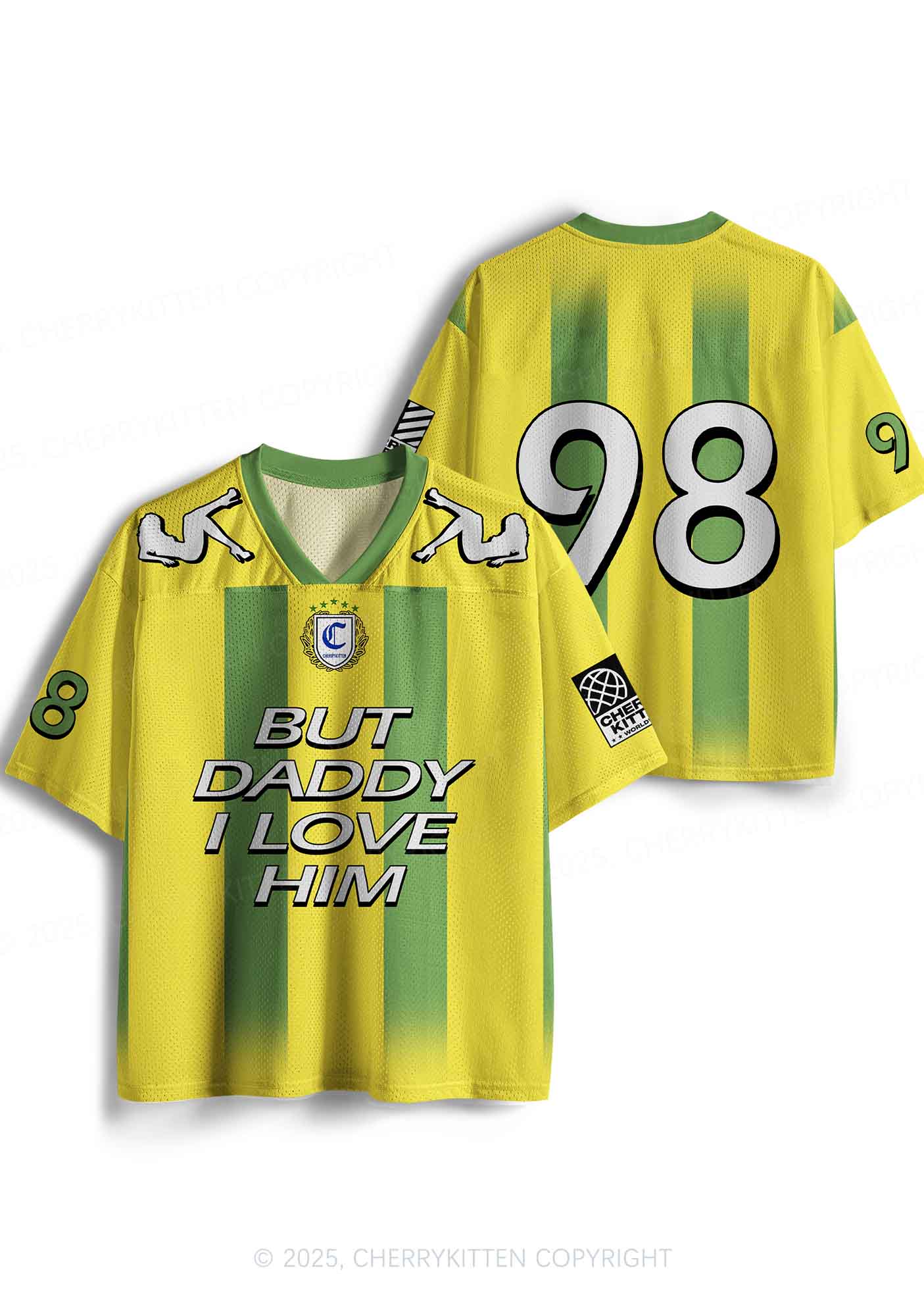 Custom But Daddy I Love Him Y2K Sport Jersey Shirts Cherrykitten