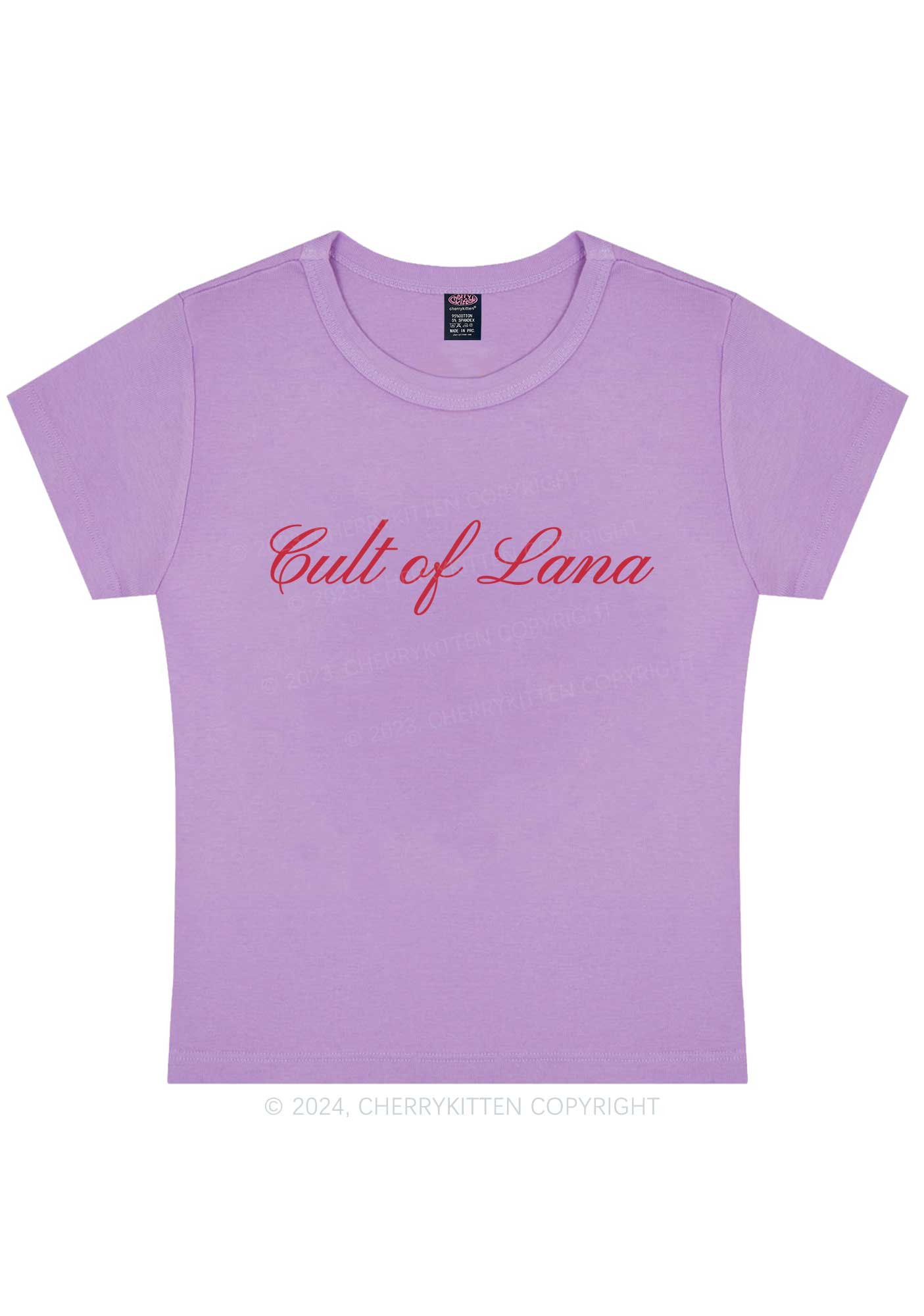 Cult Of Lana Y2K Baby Tee Cherrykitten